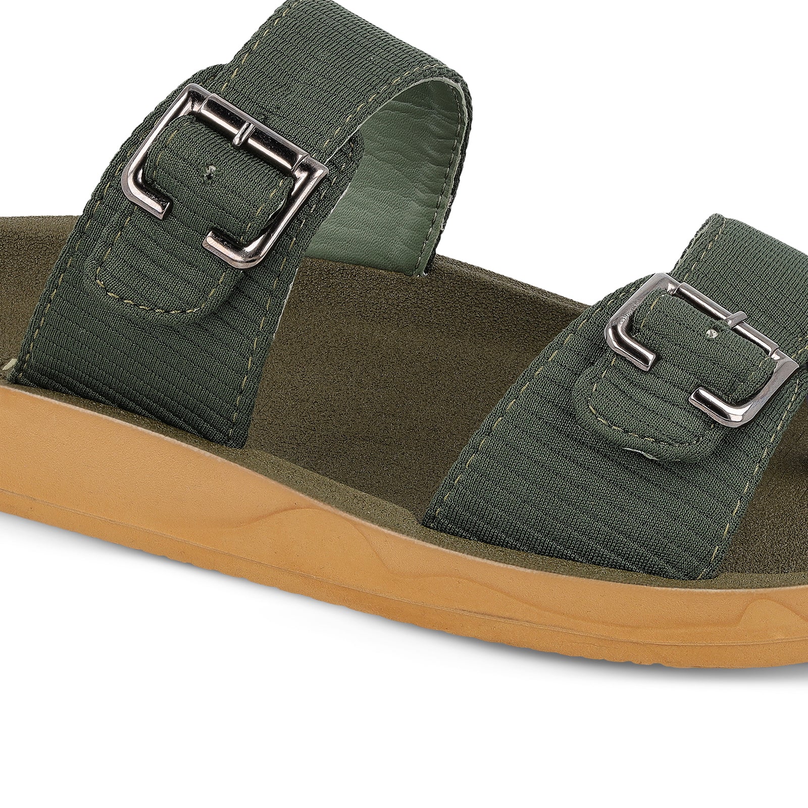 Men's Daily Wear Sandals - WGR53046 Olive - Image 5
