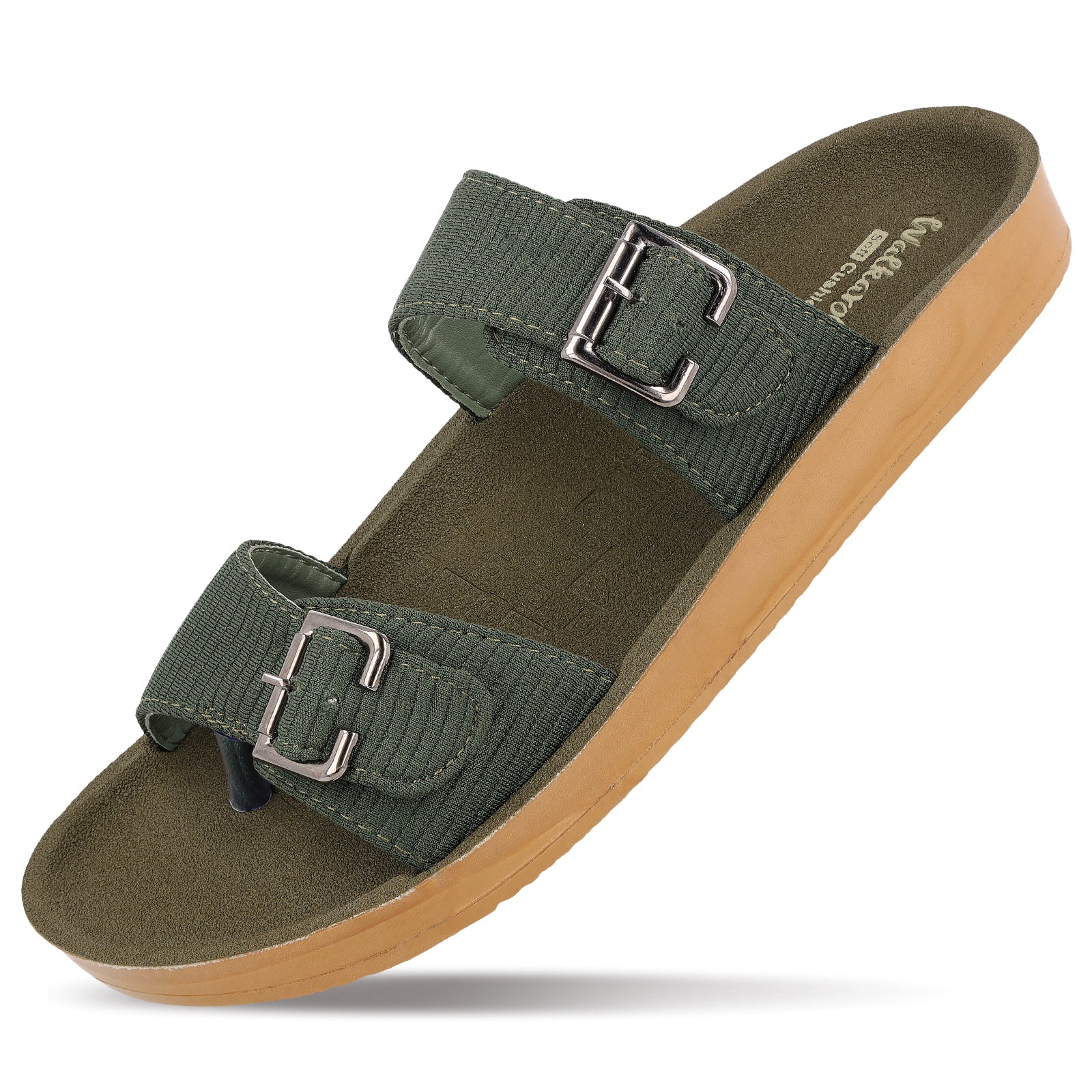 Men's Daily Wear Sandals - WGR53046 Olive - Image 6