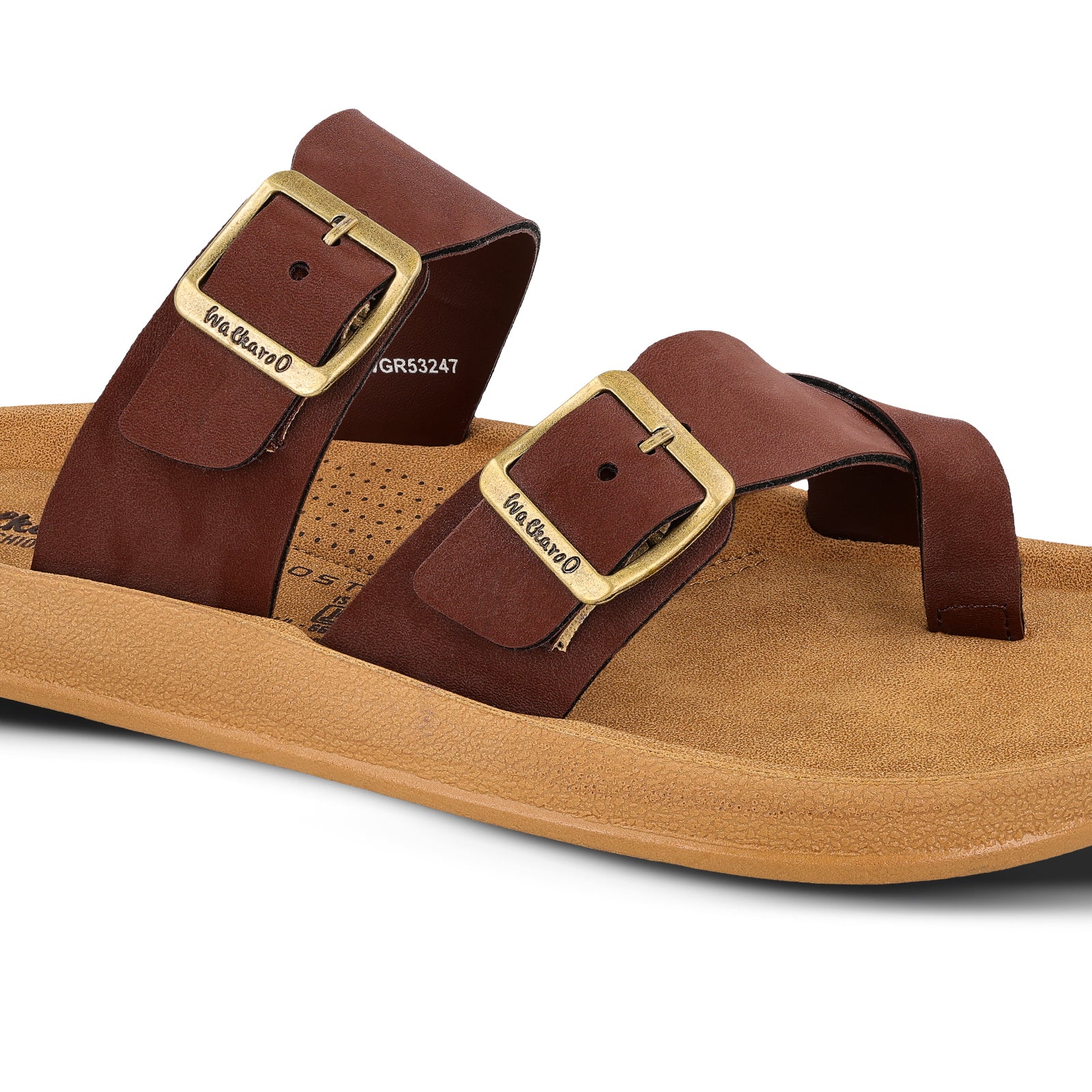 Men's Daily Wear Sandals - WGR53247 Brown - Image 4