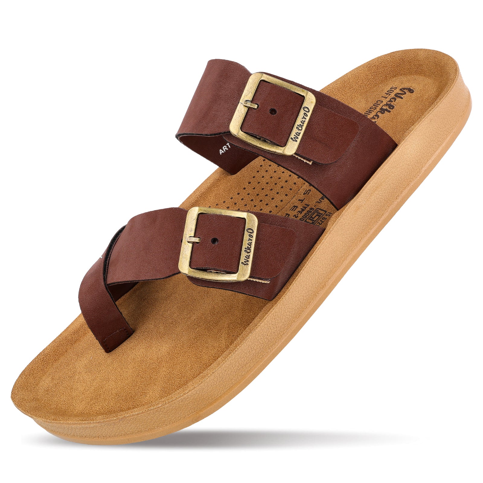 Men's Daily Wear Sandals - WGR53247 Brown - Image 5