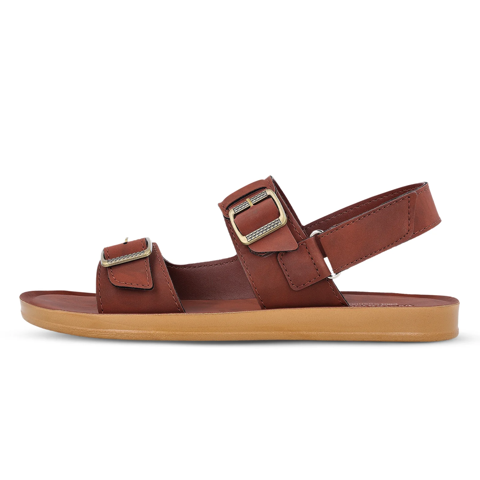 Men's Daily Wear Sandals - WGR58001 Barn Red - Image 3