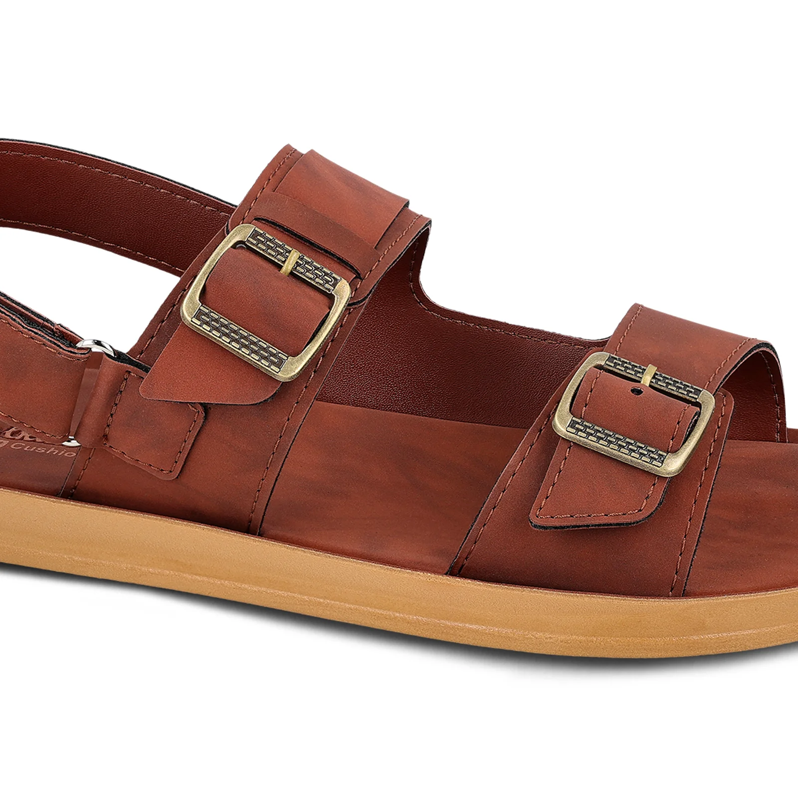 Men's Daily Wear Sandals - WGR58001 Barn Red - Image 4