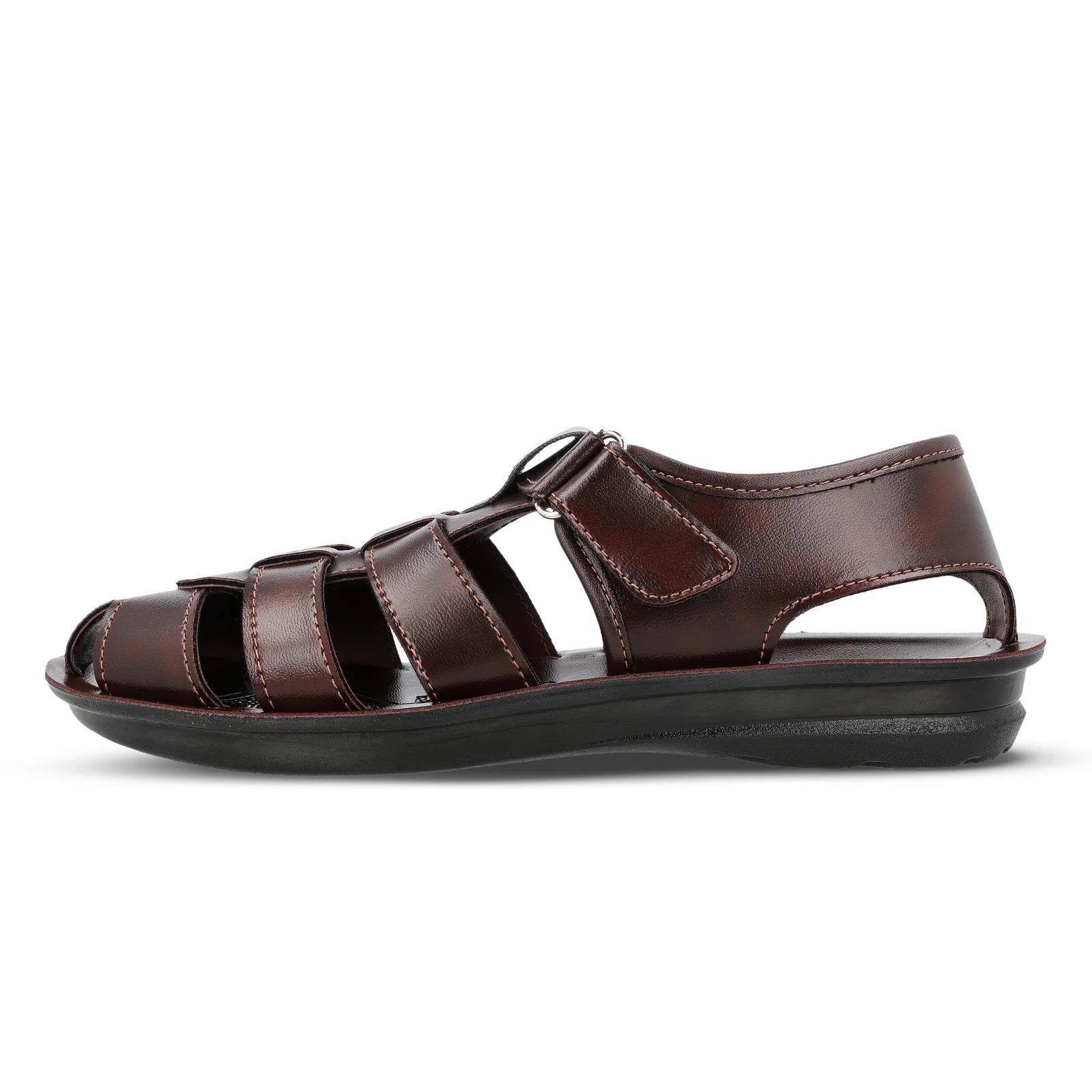 Men's Fisherman Sandals - WGR58052 Brown - Image 3