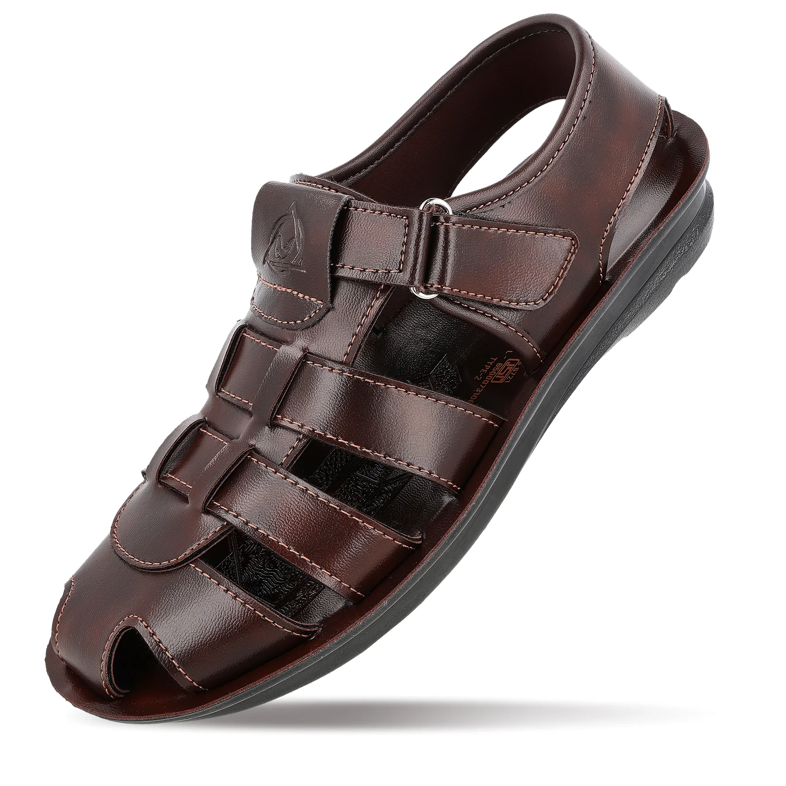 Men's Fisherman Sandals - WGR58052 Brown - Image 5