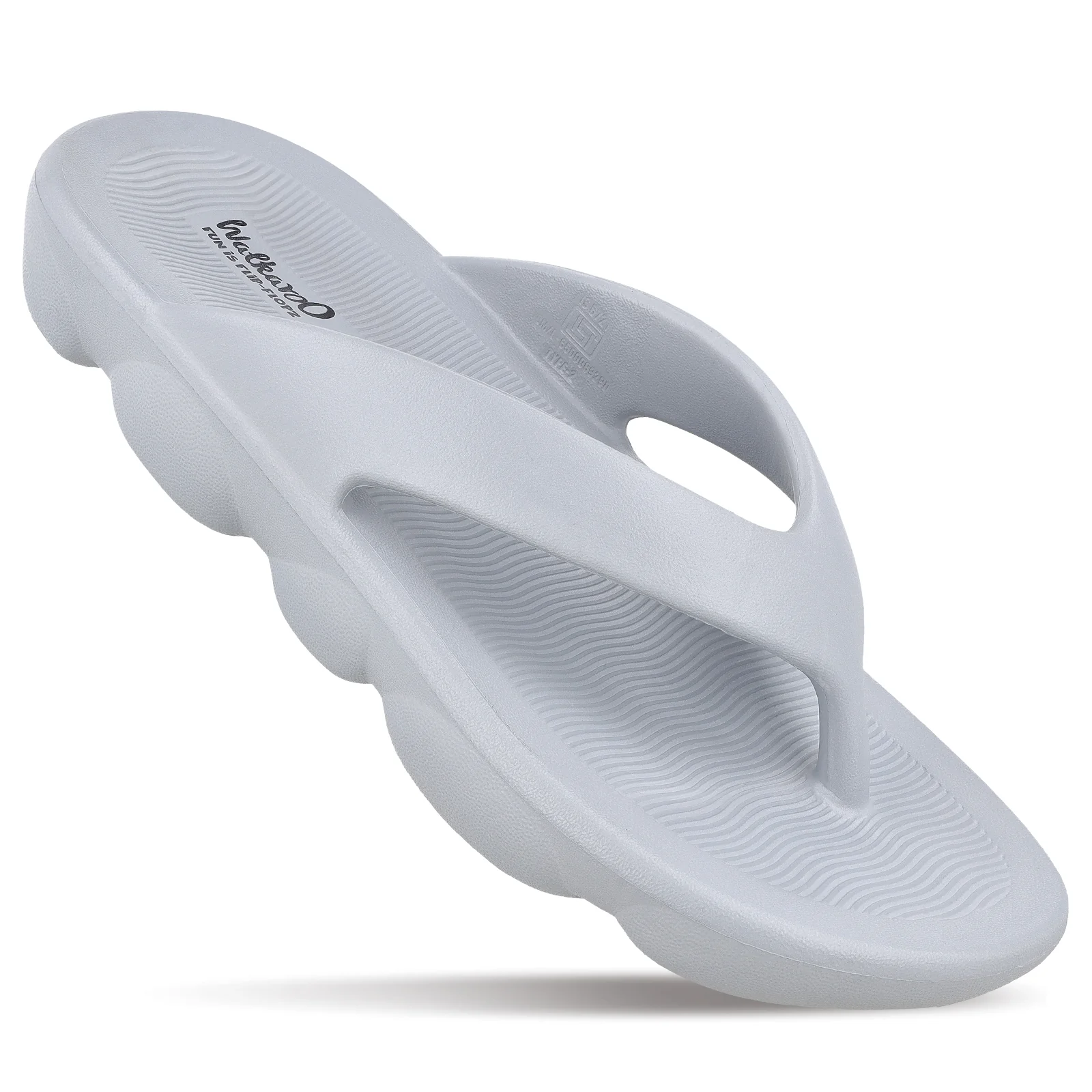 Men's Flip-Flop Slippers - WC8789 Light Grey