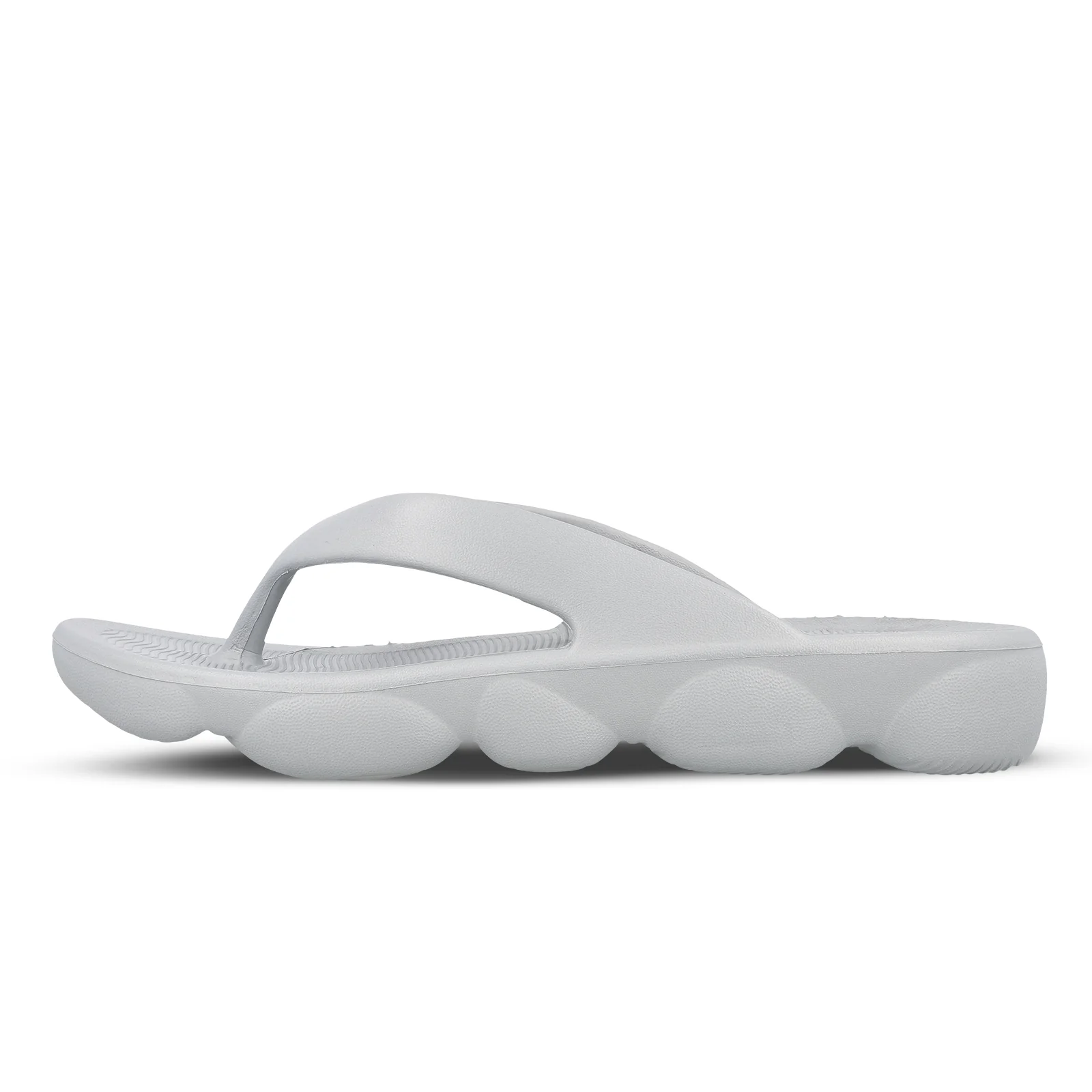 Men's Flip-Flop Slippers - WC8789 Light Grey - Image 3