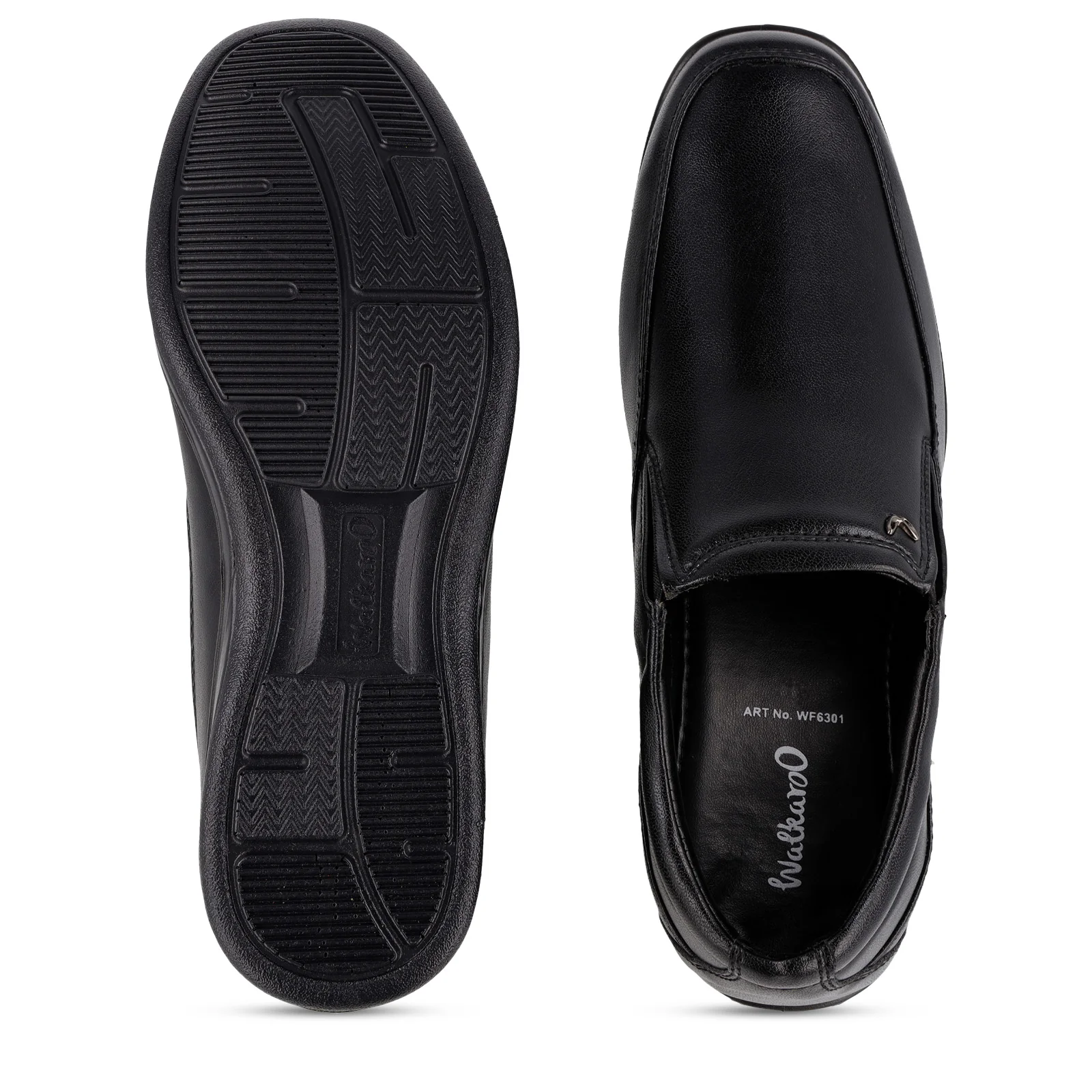 Men's Formal Shoes - WF6301 Black - Image 2
