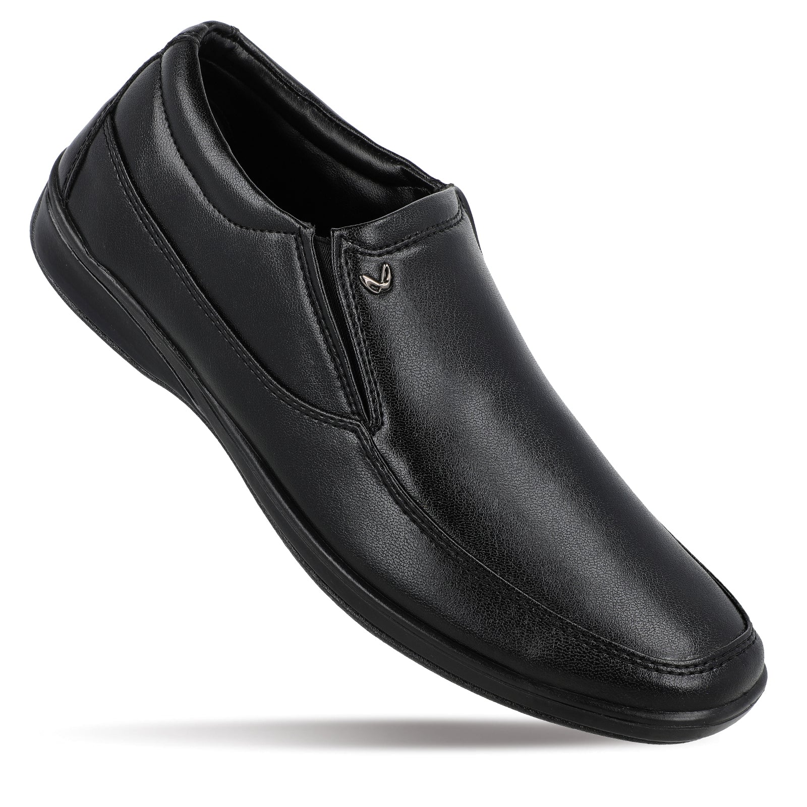 Men's Formal Shoes - WF6301 Black - Image 3