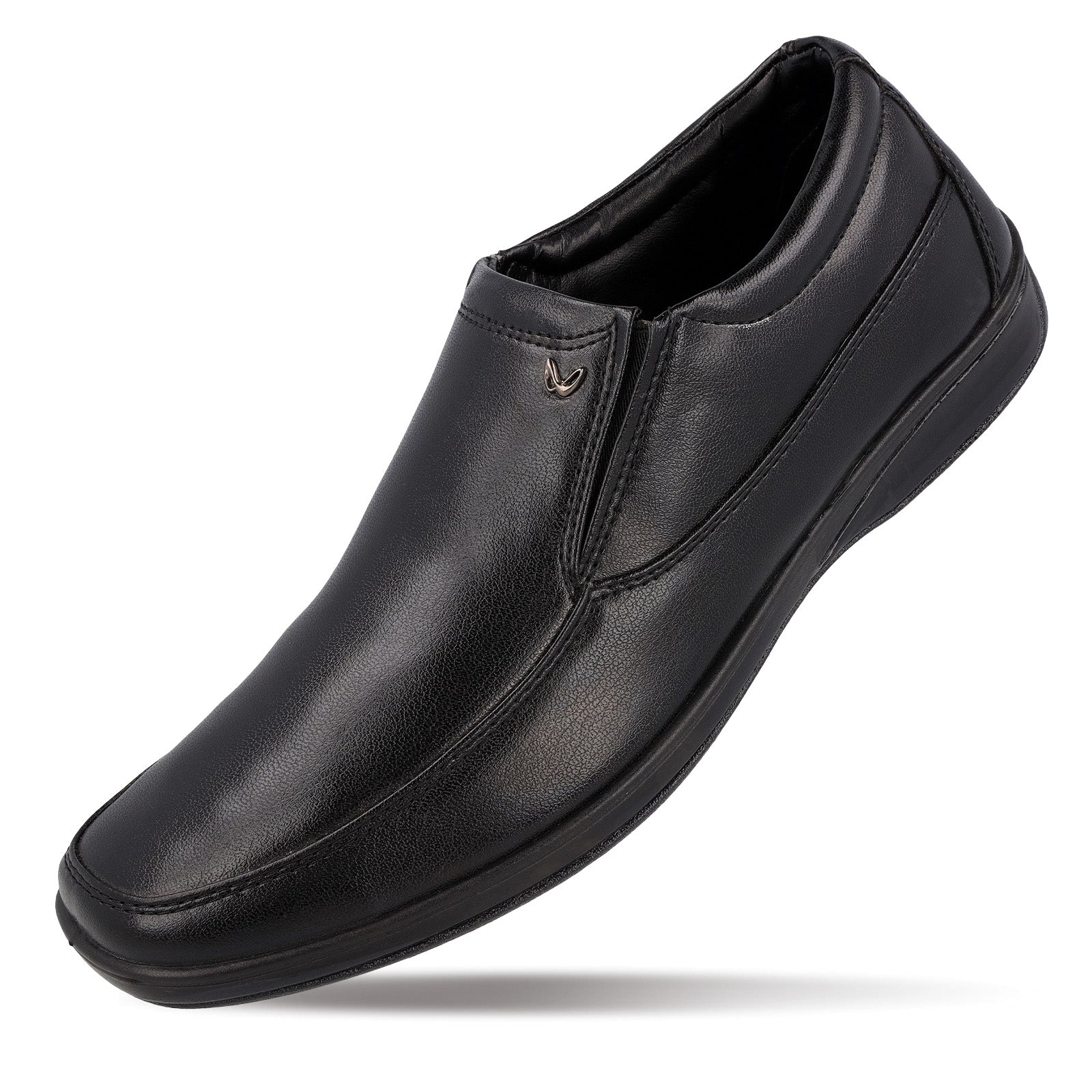 Men's Formal Shoes - WF6301 Black - Image 5