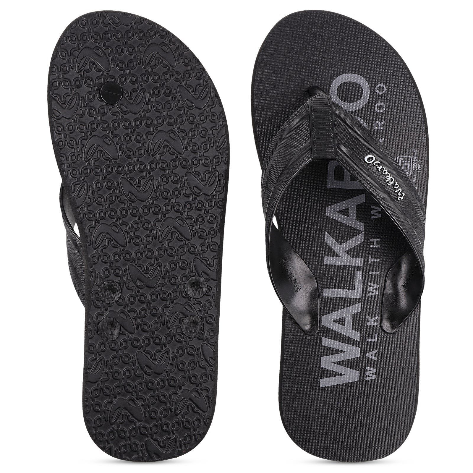 Men's Hawai Slippers - HG201 Black - Image 2