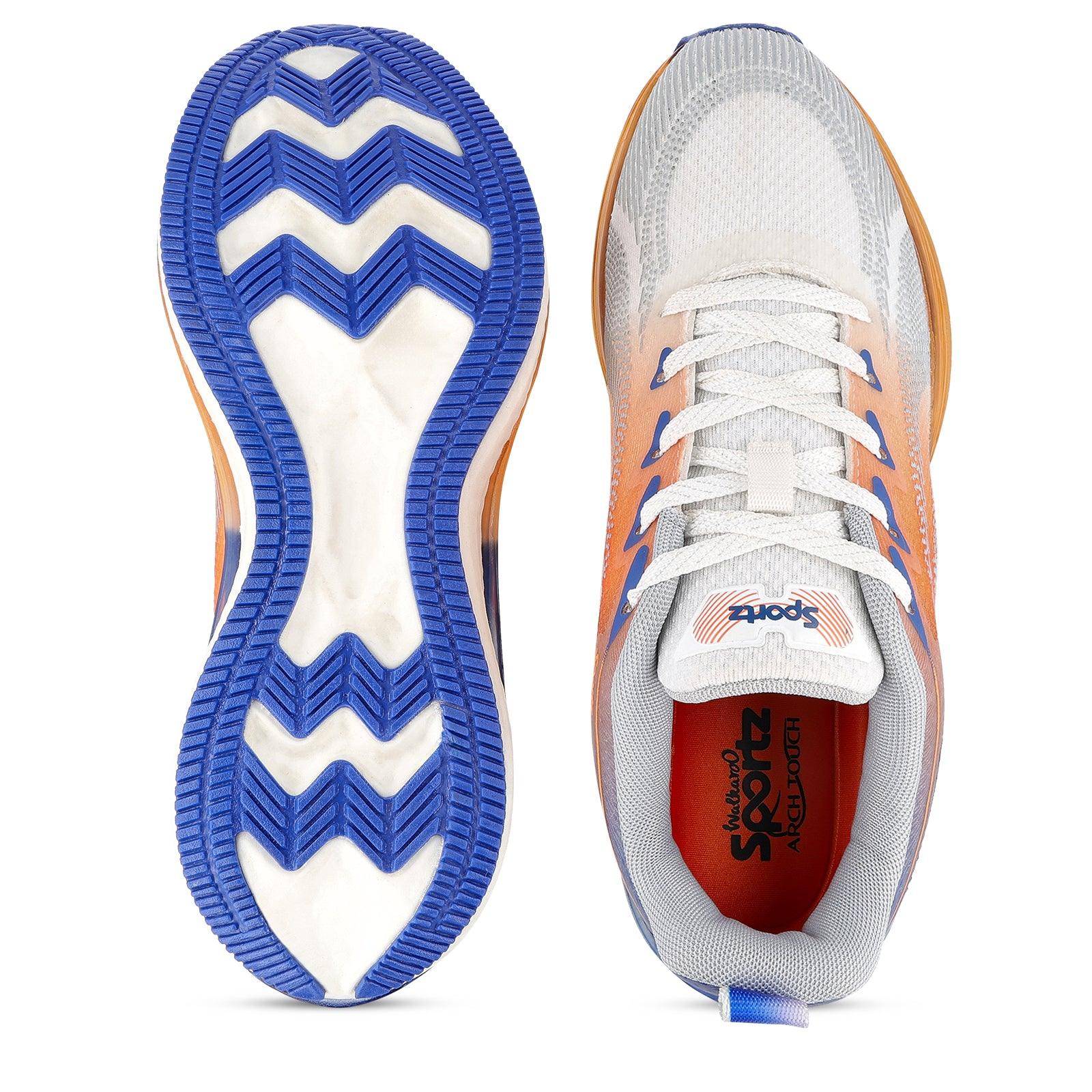 HYFLEX Men's Lace-up Sports Shoes - WS9150 Blue Orange - Image 2