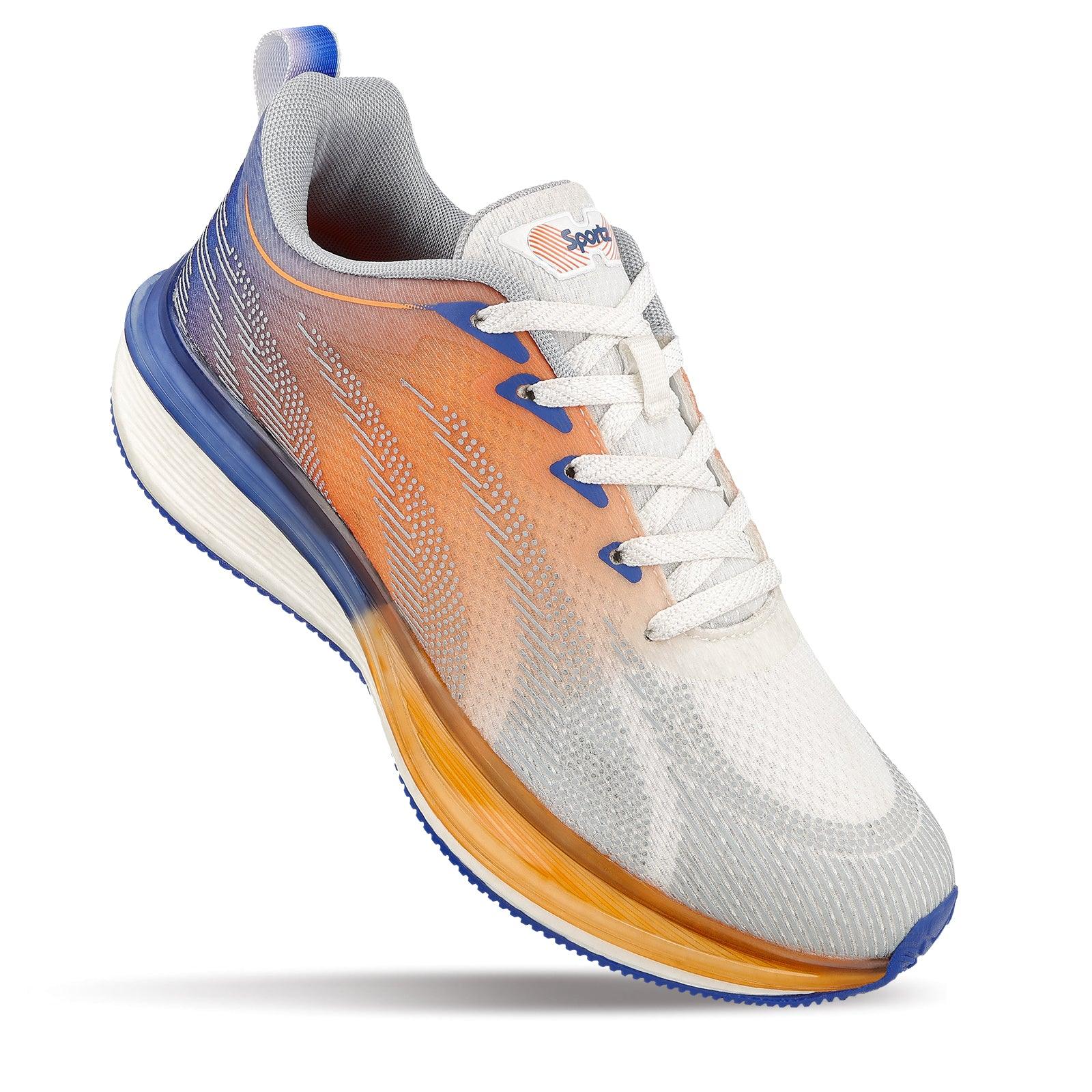 HYFLEX Men's Lace-up Sports Shoes - WS9150 Blue Orange - Image 3