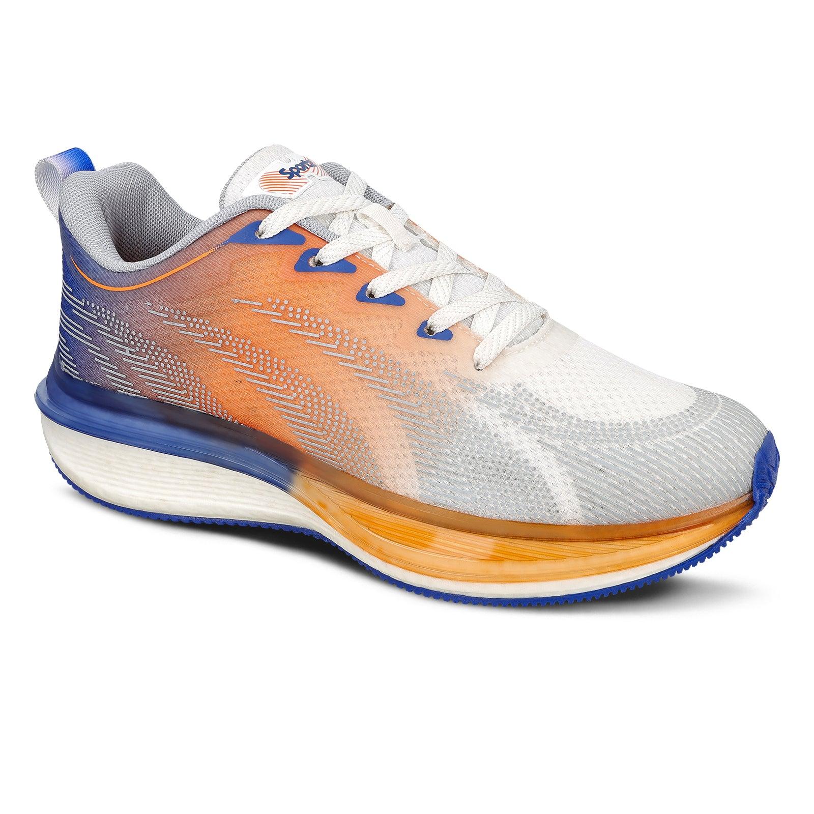 HYFLEX Men's Lace-up Sports Shoes - WS9150 Blue Orange - Image 4