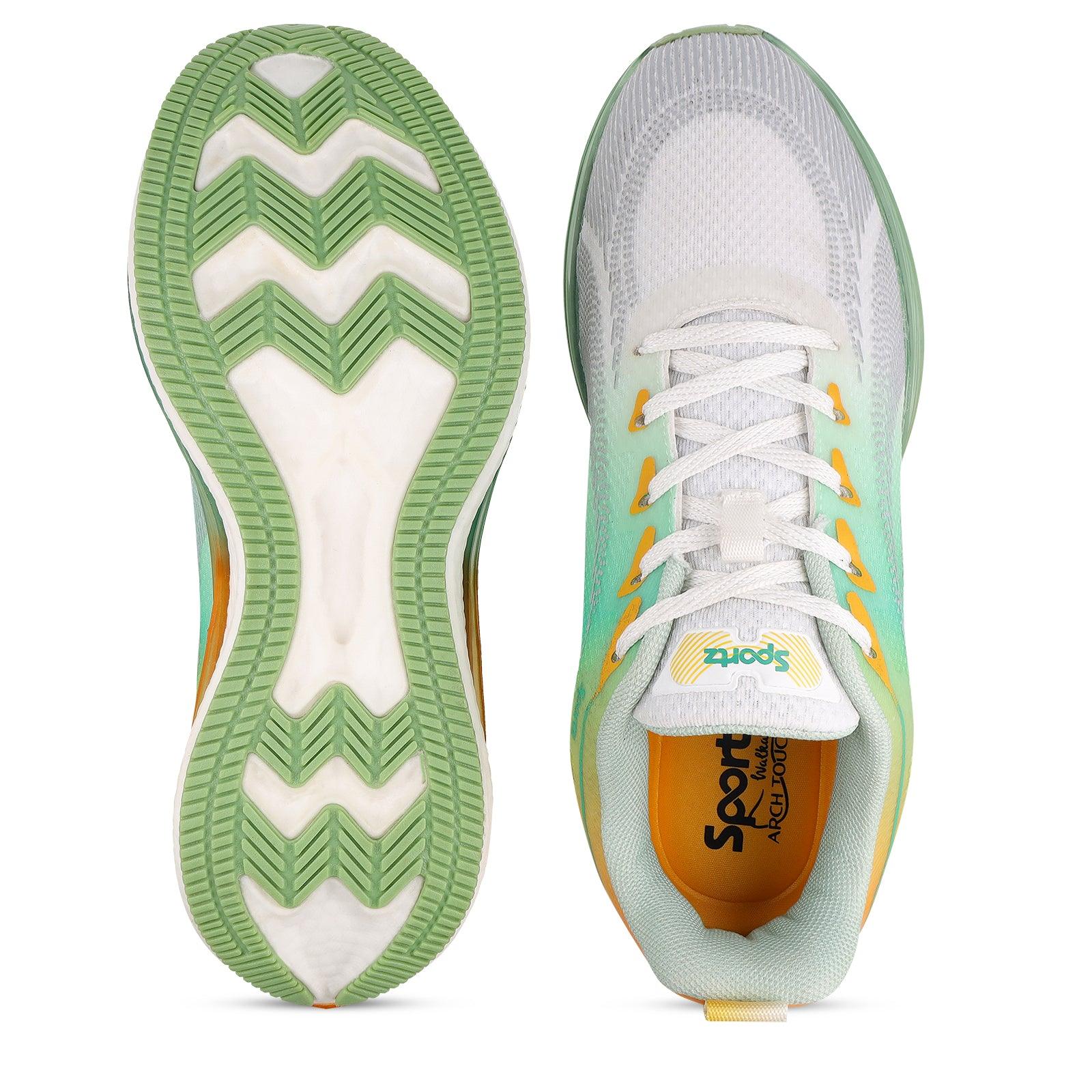HYFLEX Men's Lace-up Sports Shoes - WS9150 Mustard Green - Image 3