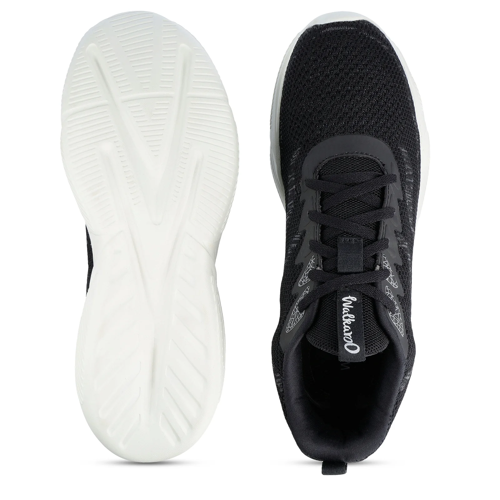 Men's Lace-up Sports Shoes - WS9554 Black - Image 2