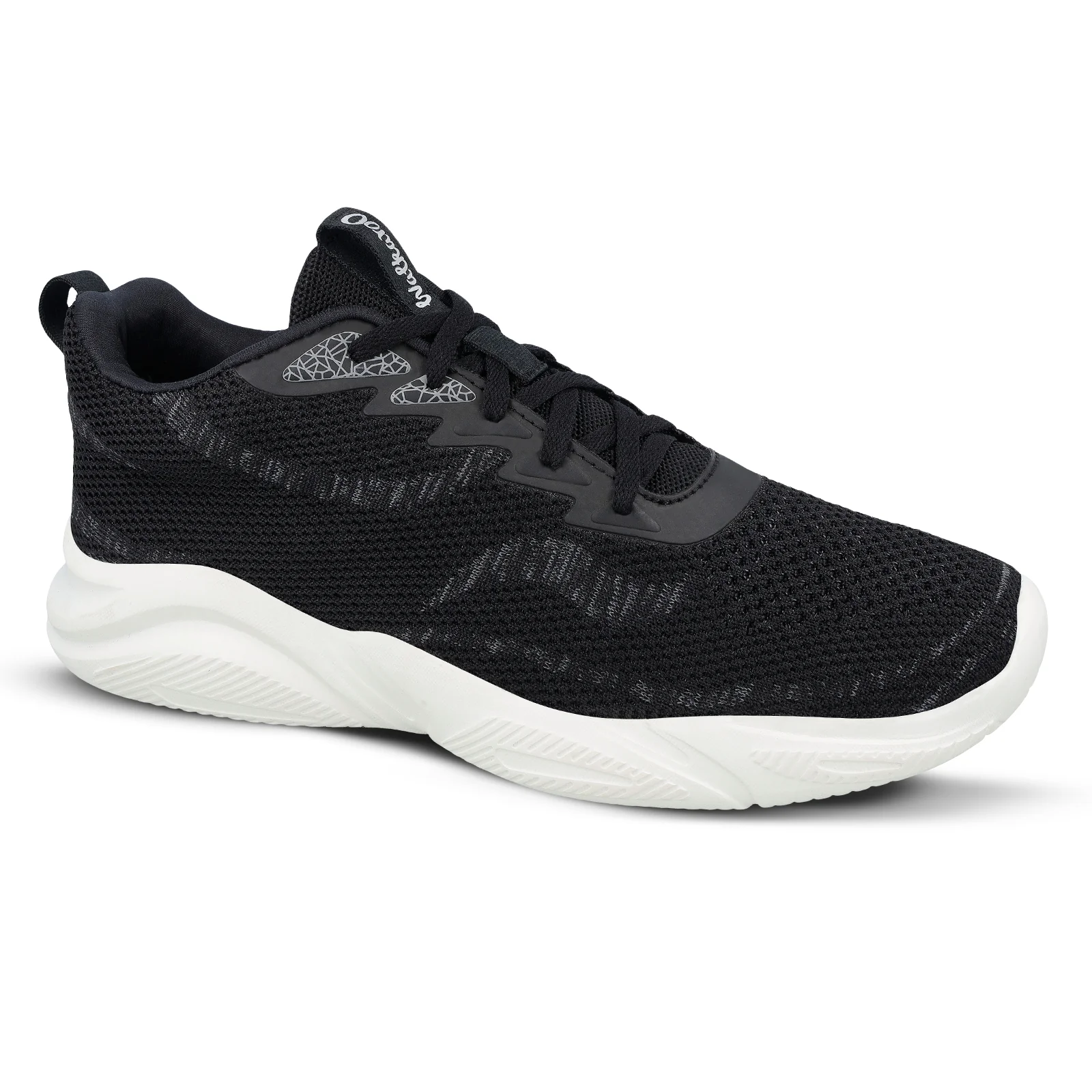 Men's Lace-up Sports Shoes - WS9554 Black - Image 4