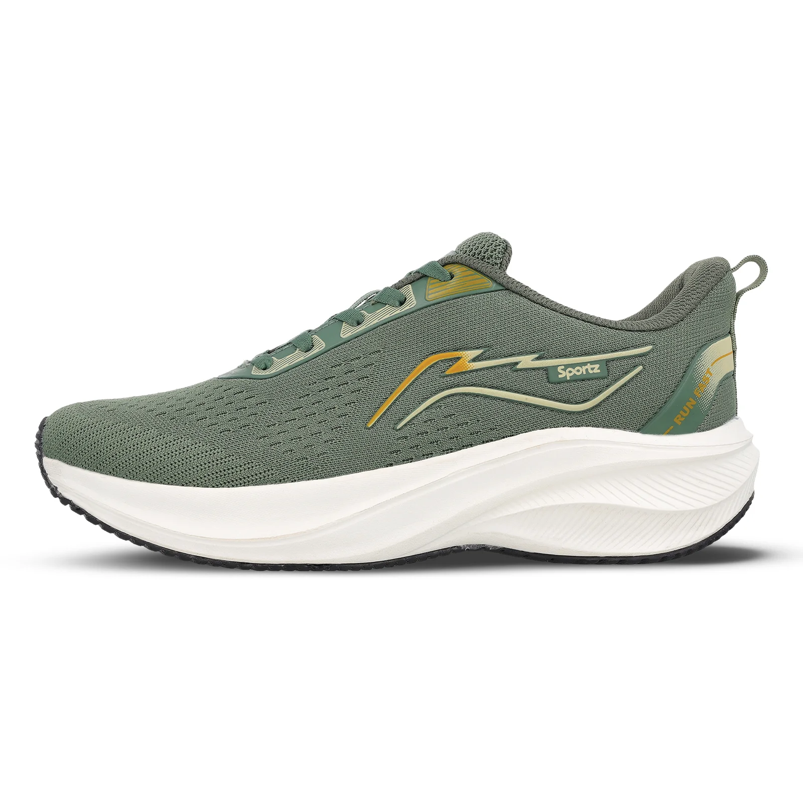 Men's Lace-up Sports Shoe - SGE21009 Olive