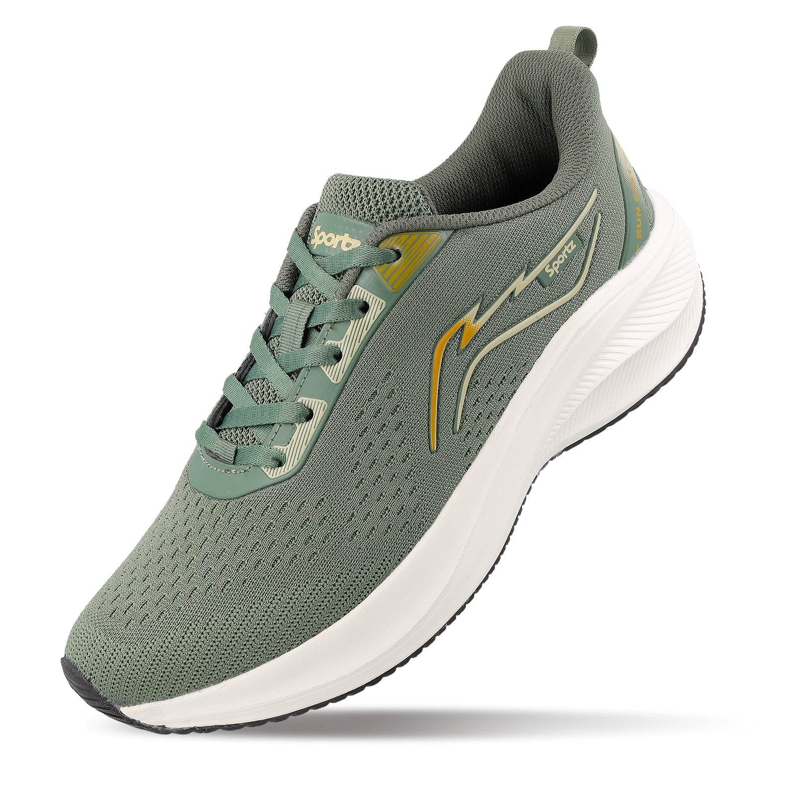 Men's Lace-up Sports Shoe - SGE21009 Olive - Image 6