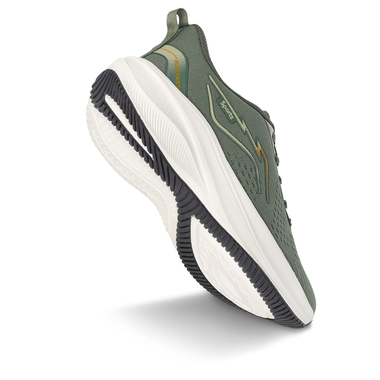 Men's Lace-up Sports Shoe - SGE21009 Olive - Image 8