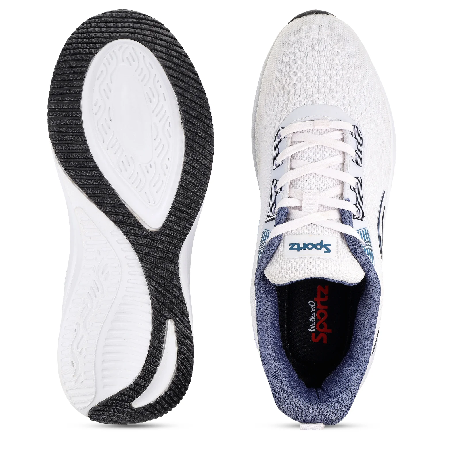 Men's Lace-up Sports Shoe - SGE21009 White - Image 3