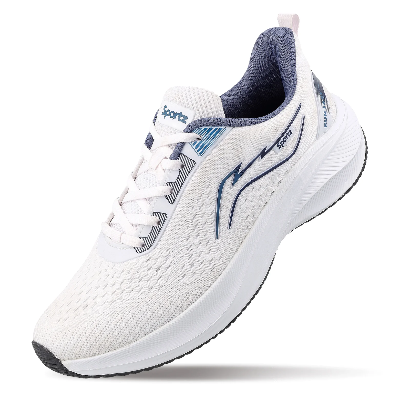 Men's Lace-up Sports Shoe - SGE21009 White - Image 6