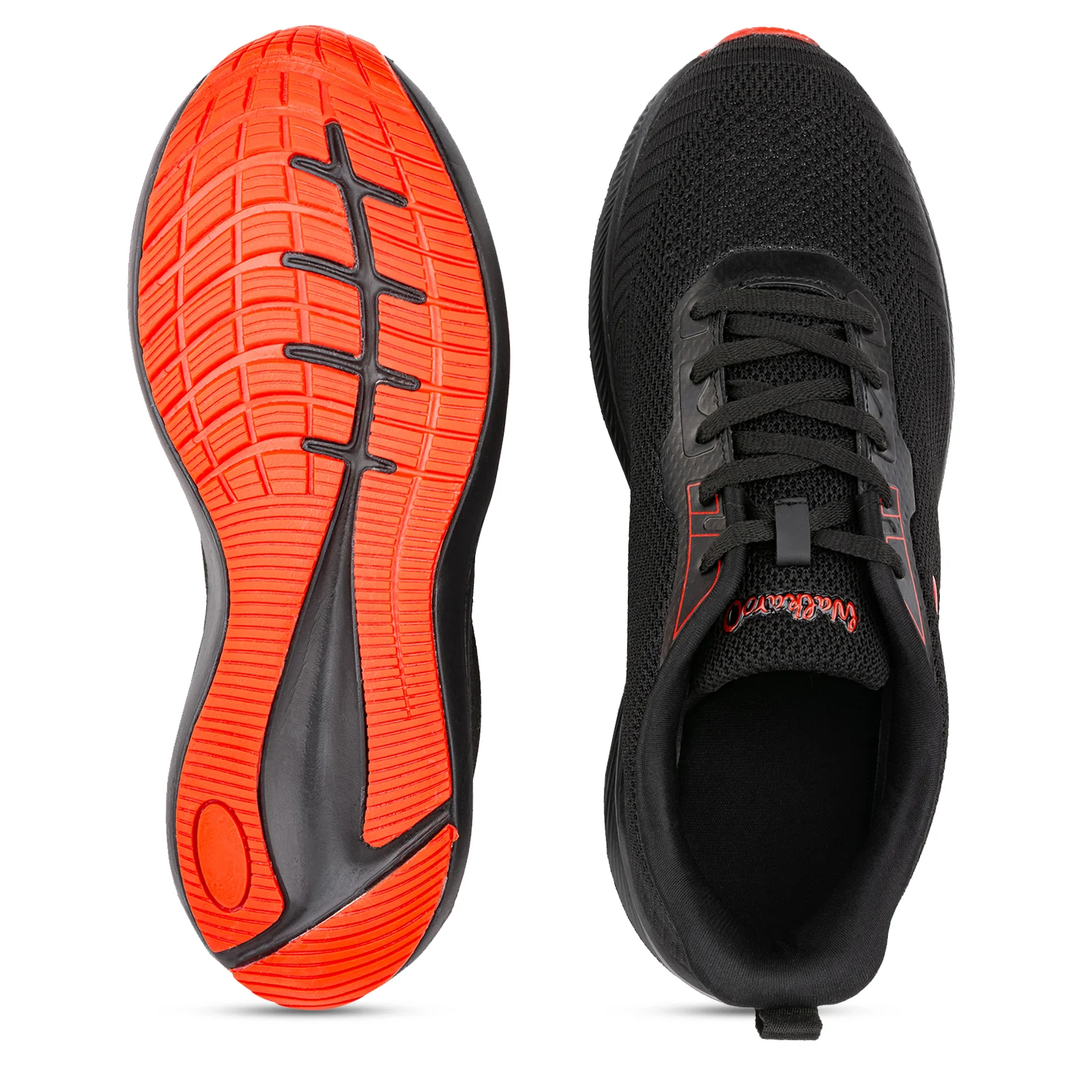 Men's Lace-up Sports Shoes - WS9090 Black - Image 2