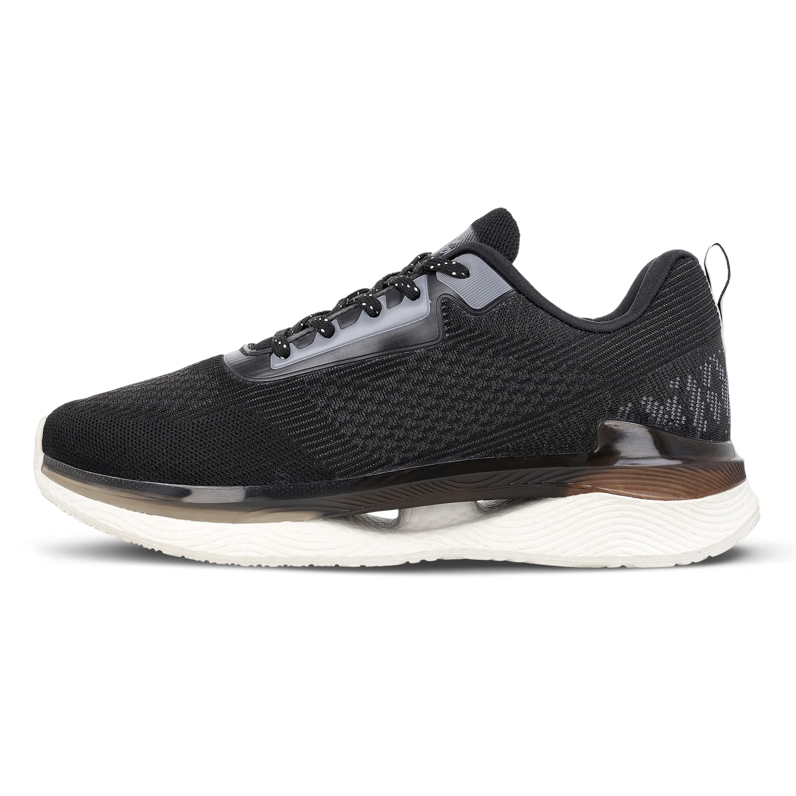 Men's Lace-up Sports Shoes - WS9127 Black Grey