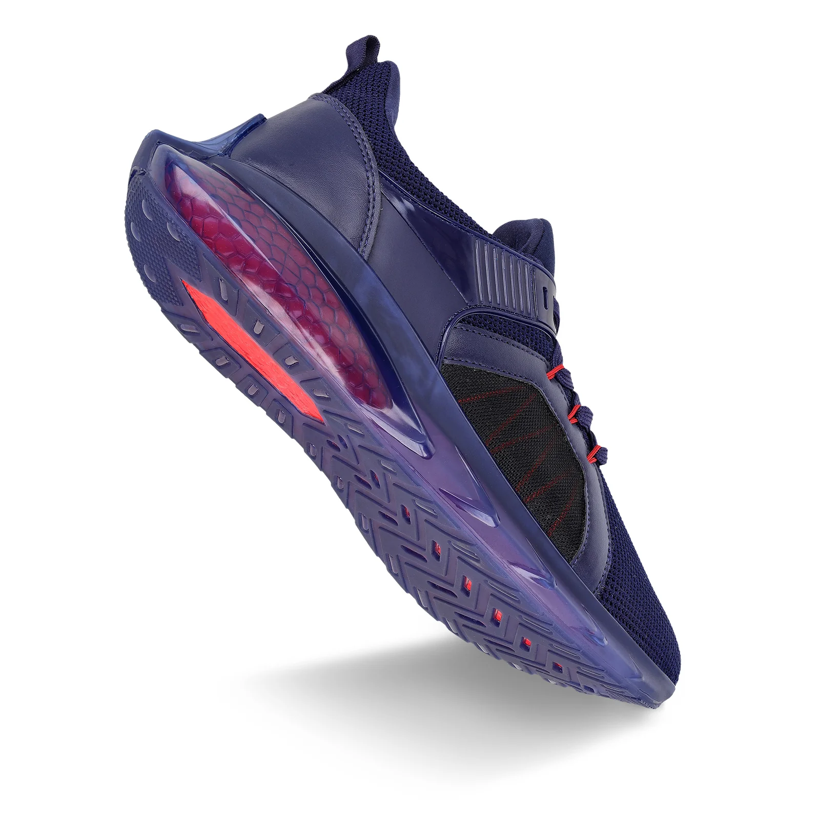 Men's Lace-up Sports Shoes - WS9138 Navy Blue - Image 6