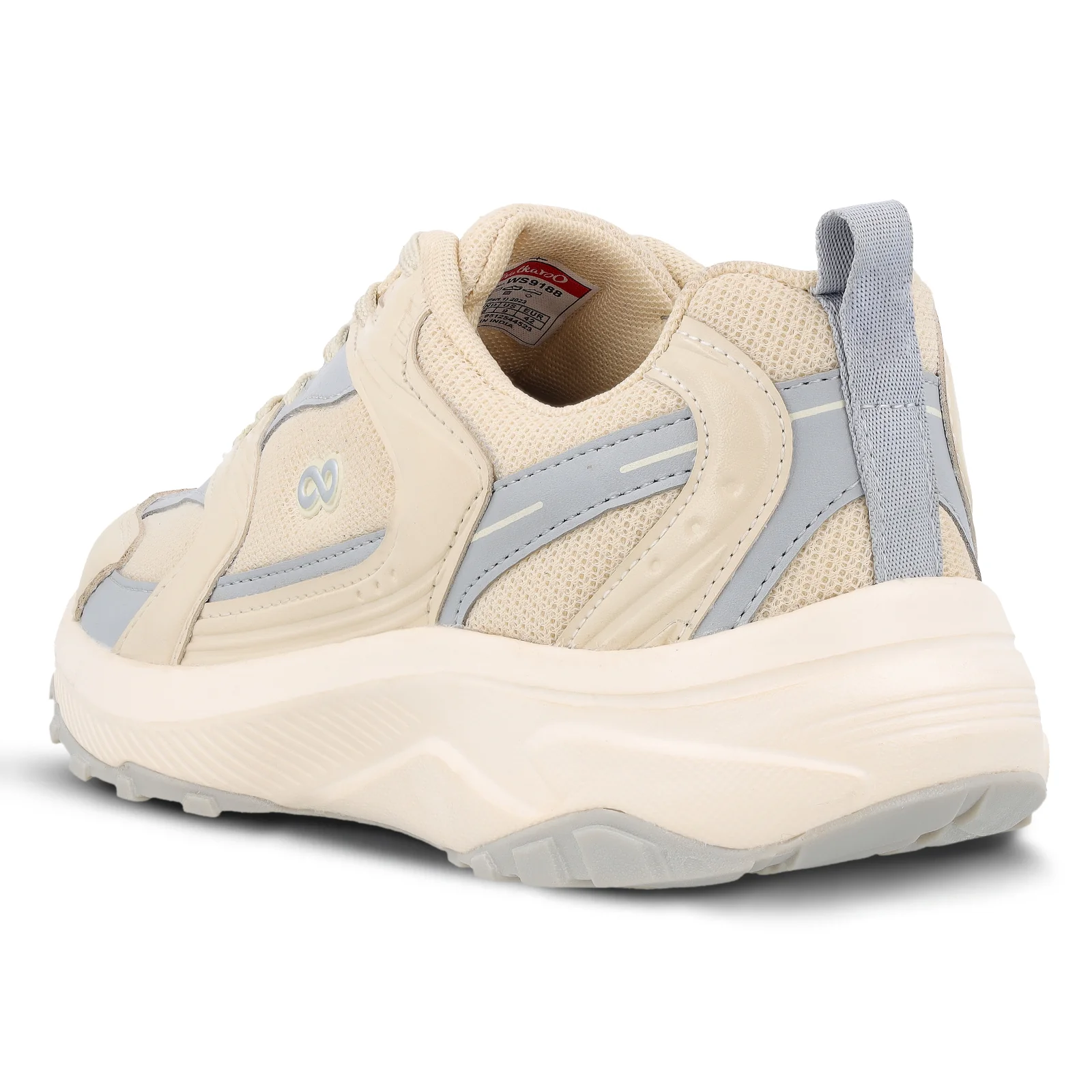 Men's Lace-up Sports Shoe - WS9188 Beige - Image 6