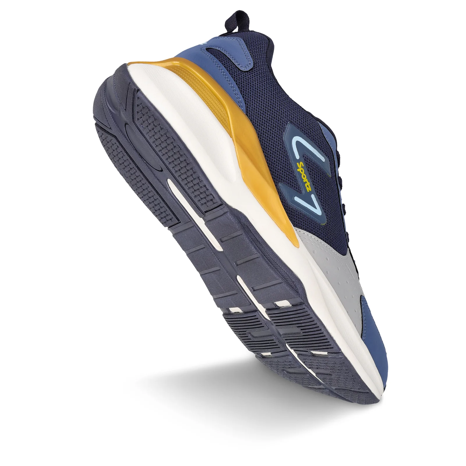 Men's Lace-up Sports Shoes - SGE24010 Navy Blue - Image 7