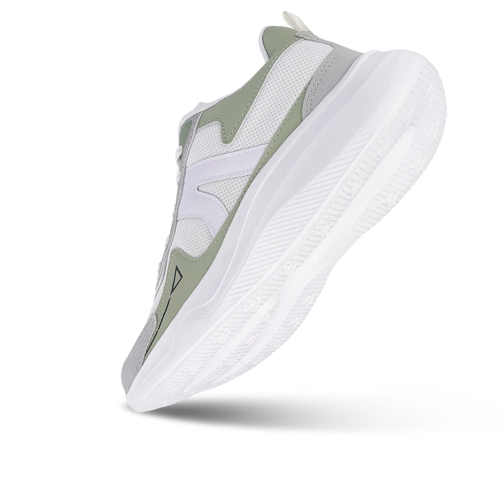 Men's Lace-up Sports Shoes - WS3122 White Green - Image 6