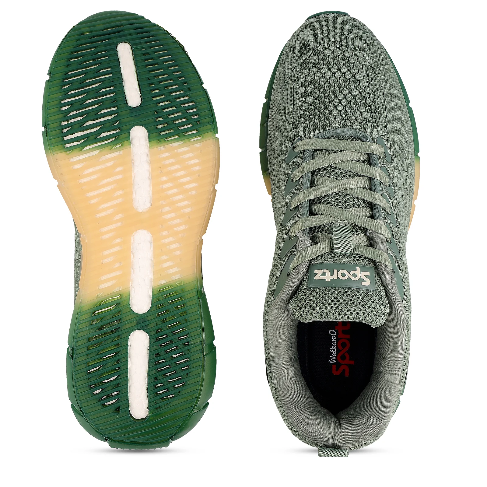 Men's Lace-up Walking Shoe - WS9101 Olive - Image 2