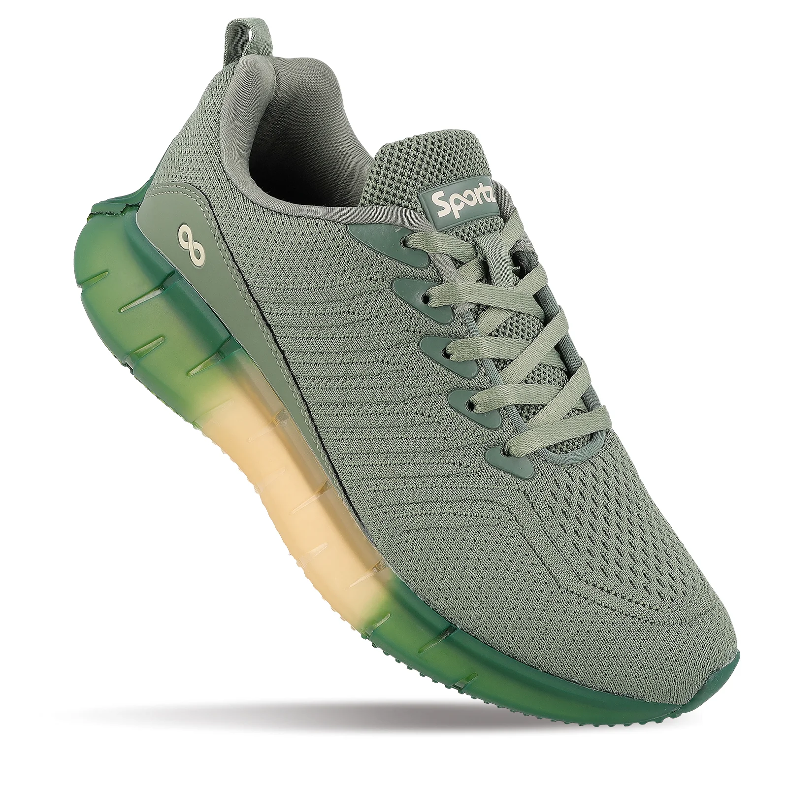 Men's Lace-up Walking Shoe - WS9101 Olive - Image 3