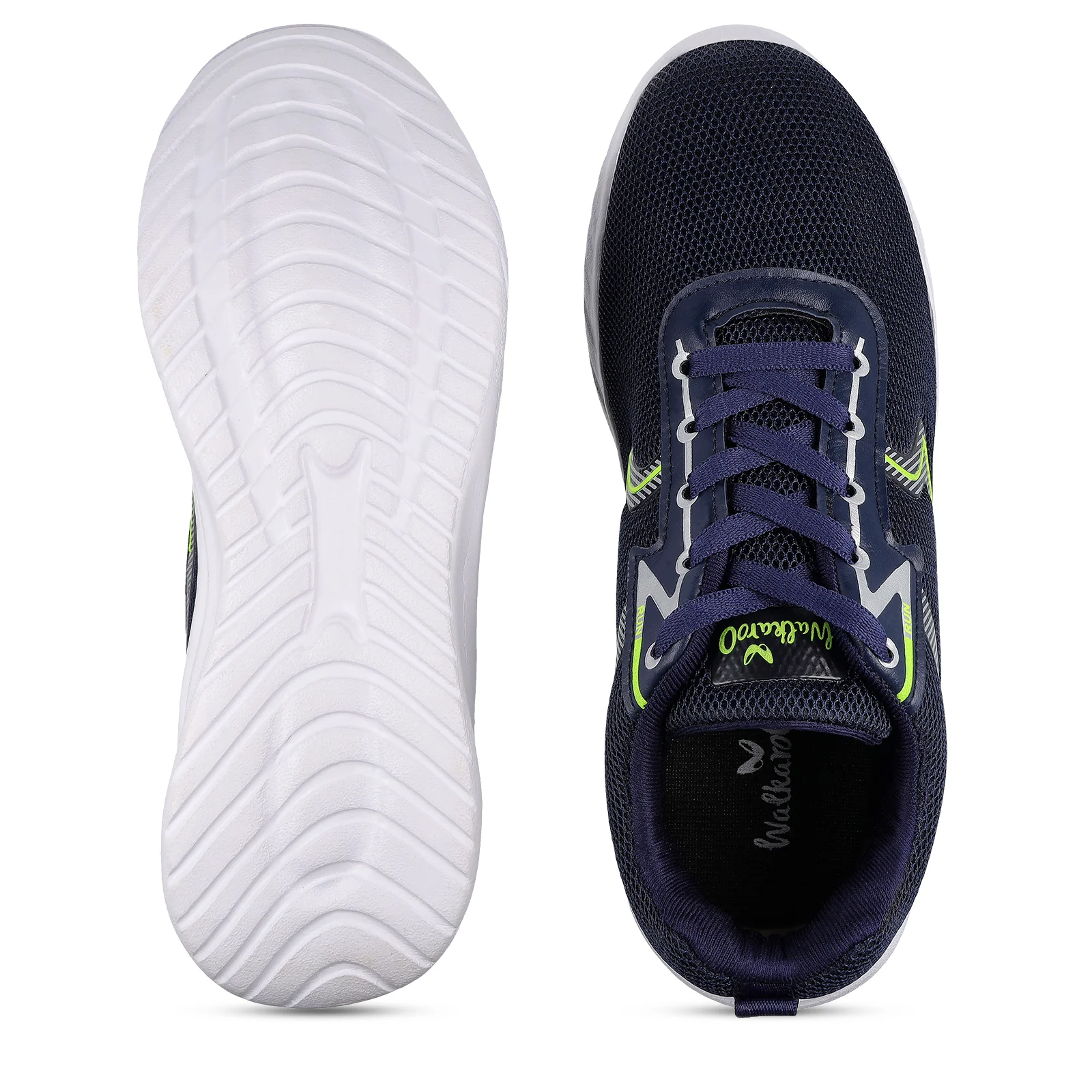 Men's Lace-up Walking Shoes - WS3064 Navy Blue - Image 2