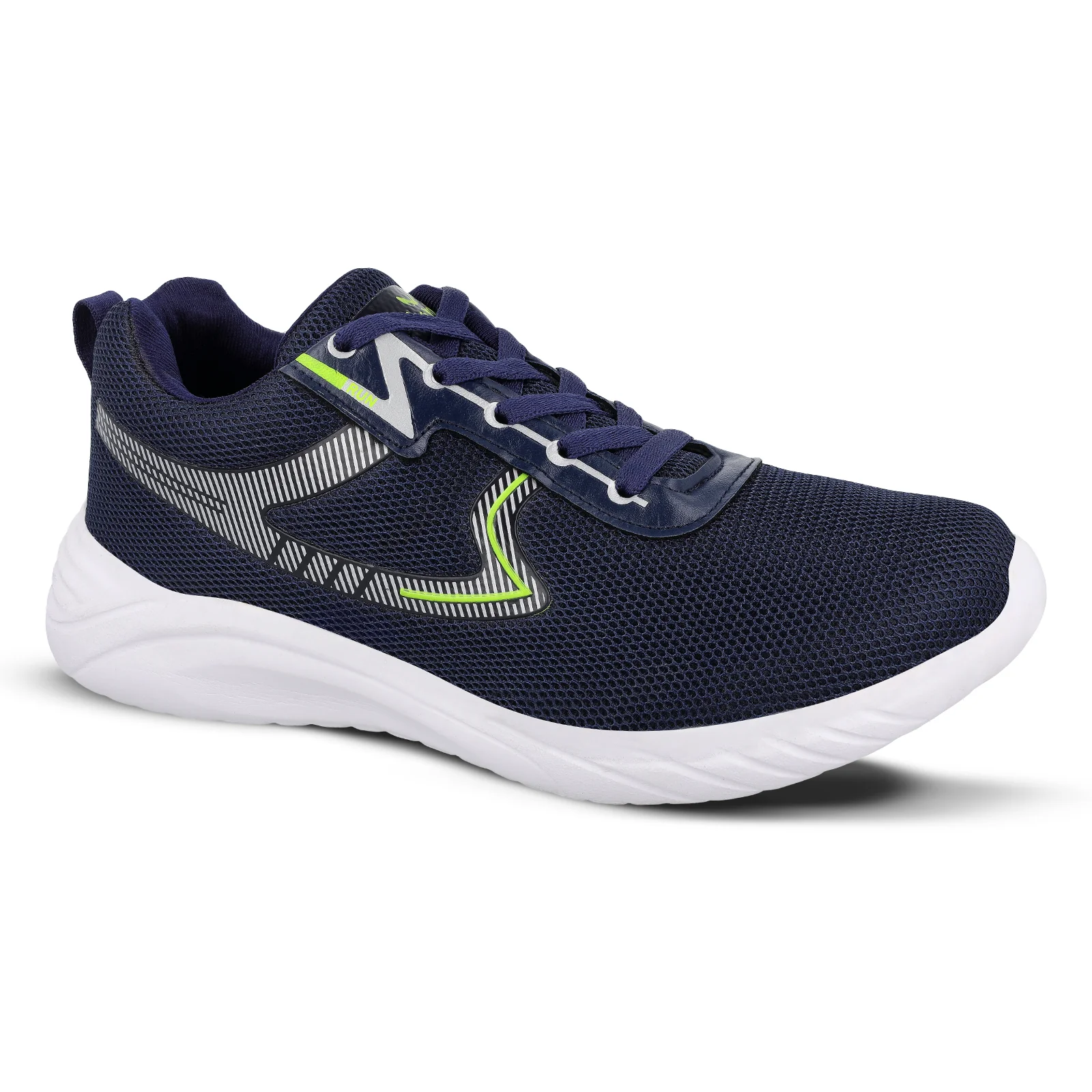 Men's Lace-up Walking Shoes - WS3064 Navy Blue - Image 4