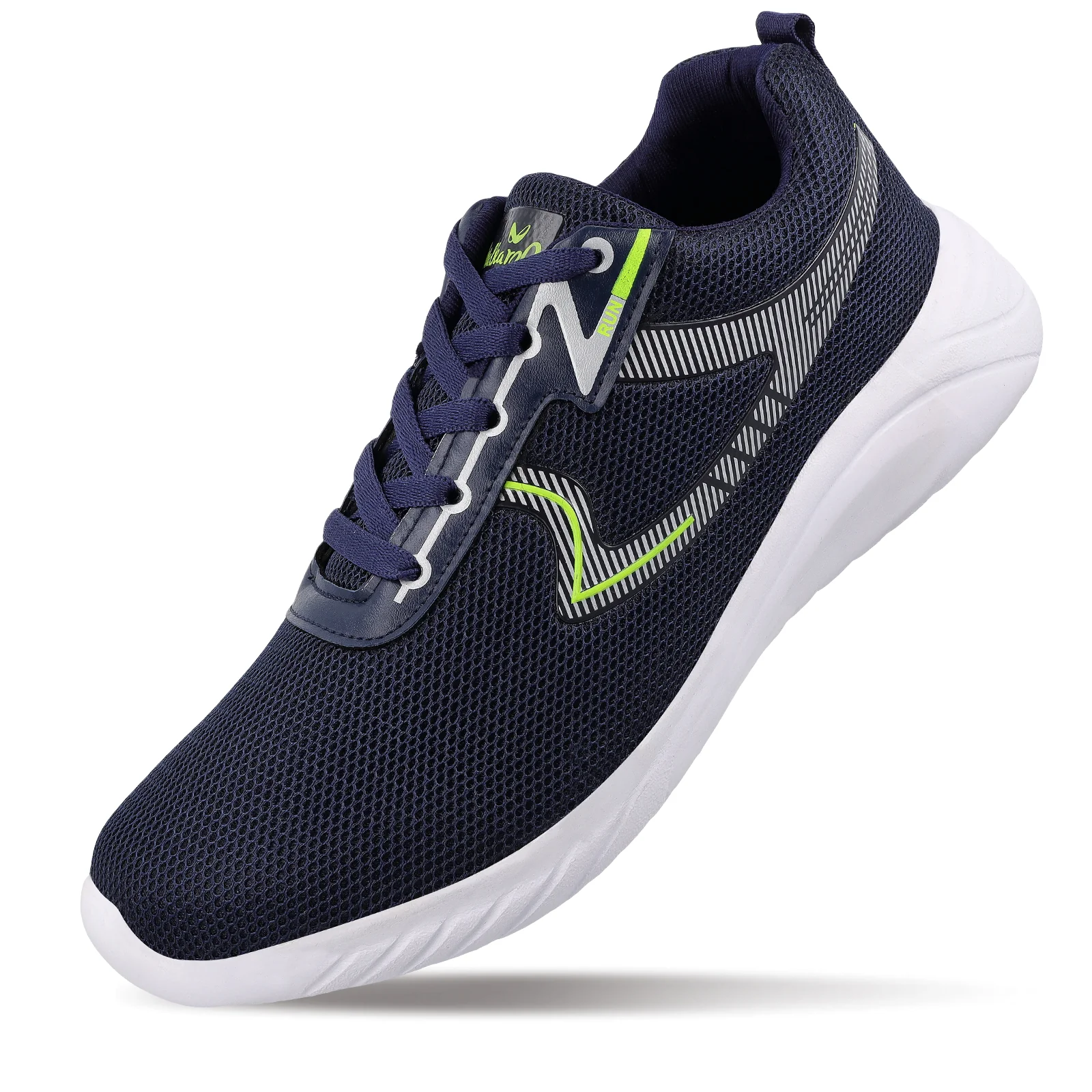 Men's Lace-up Walking Shoes - WS3064 Navy Blue - Image 5