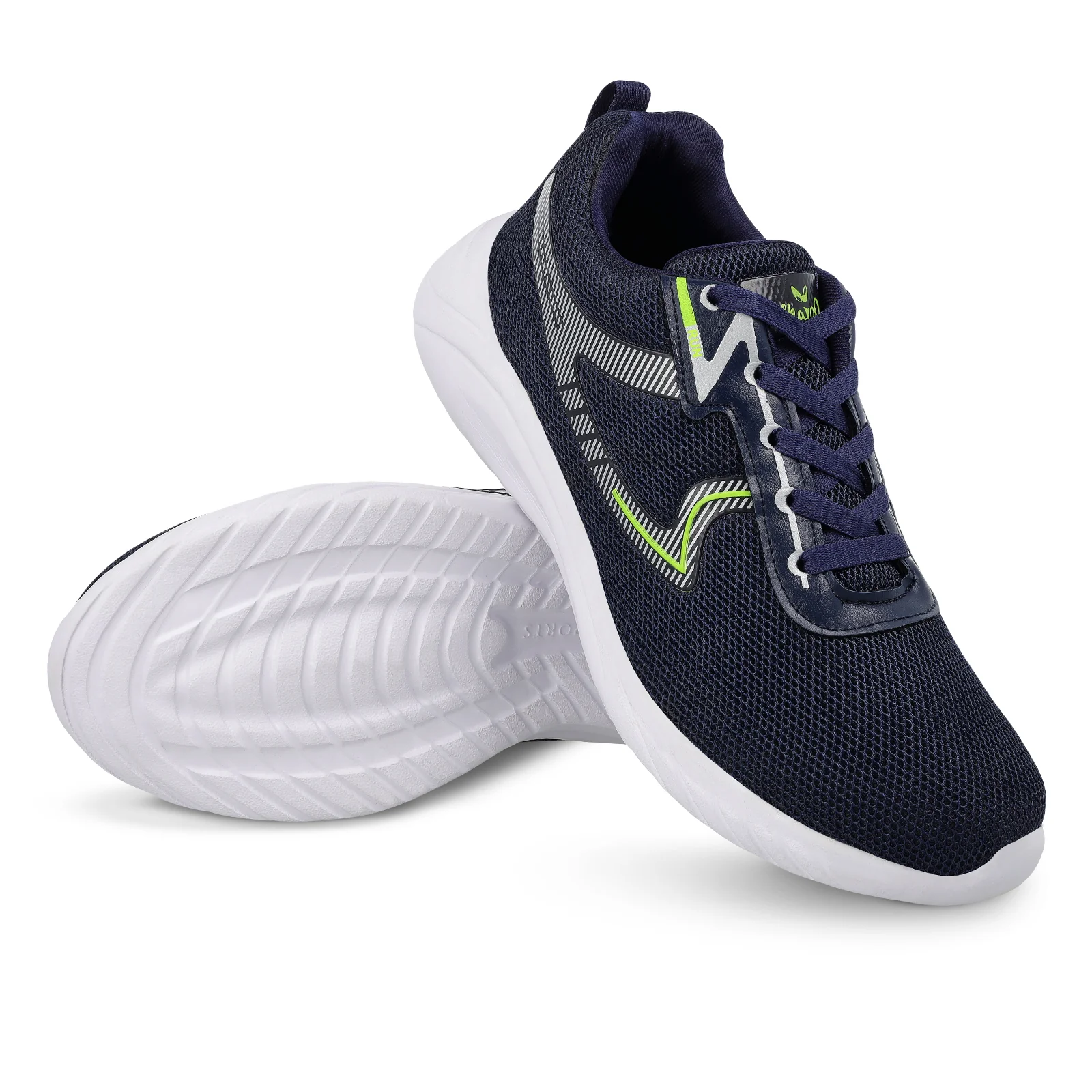 Men's Lace-up Walking Shoes - WS3064 Navy Blue - Image 7