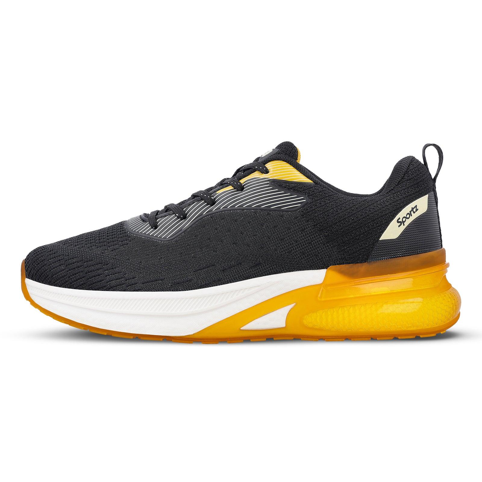 VORTIZ Men's Lace-up Walking Shoes - WS9140 Black