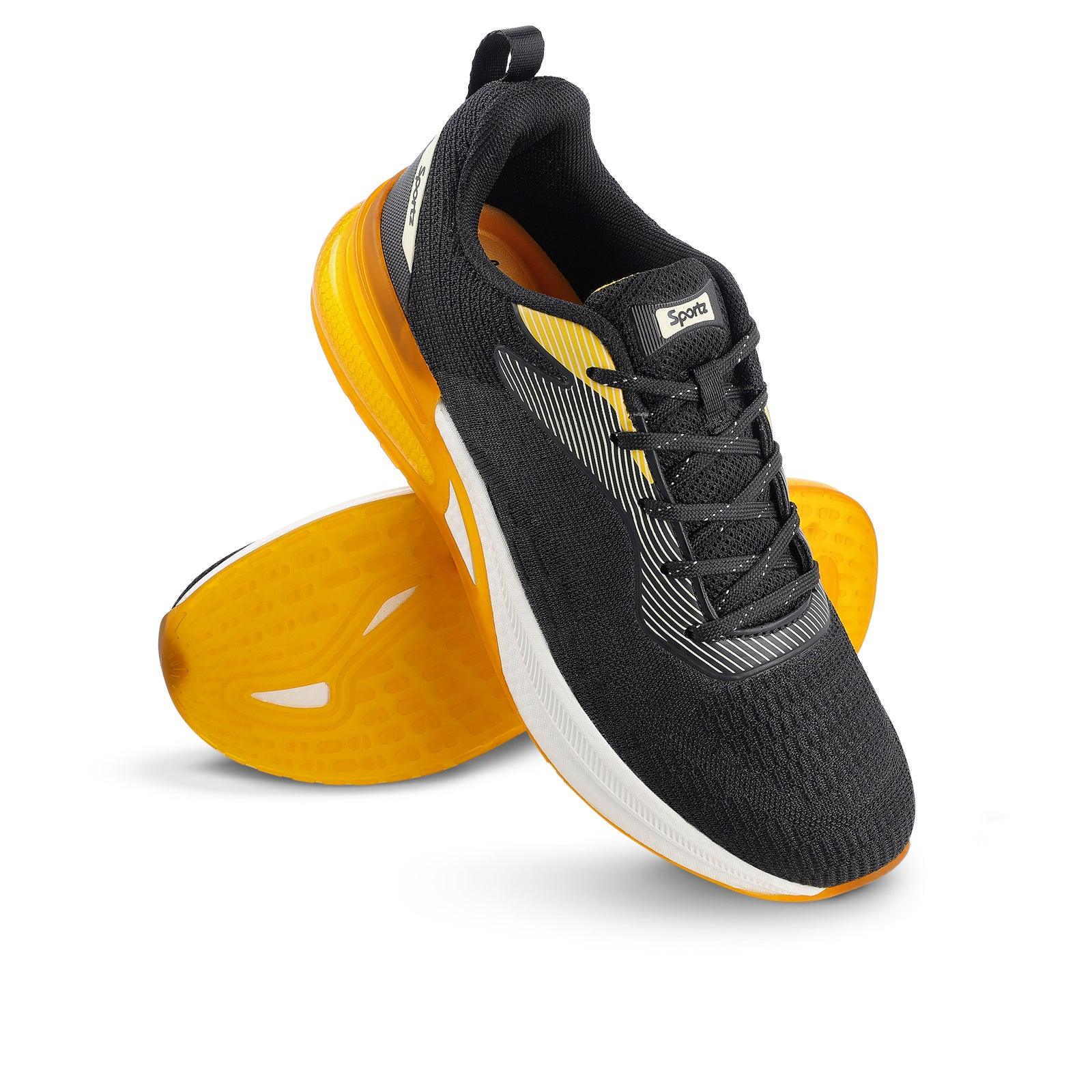 VORTIZ Men's Lace-up Walking Shoes - WS9140 Black - Image 10