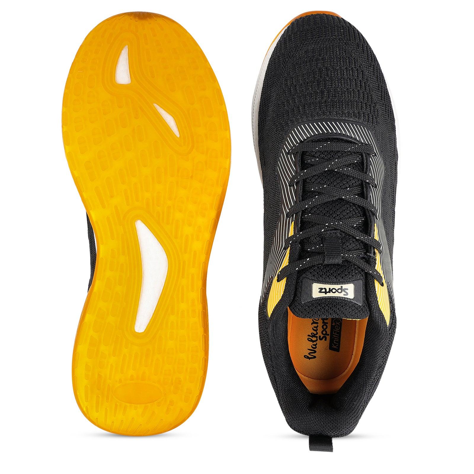 VORTIZ Men's Lace-up Walking Shoes - WS9140 Black - Image 4