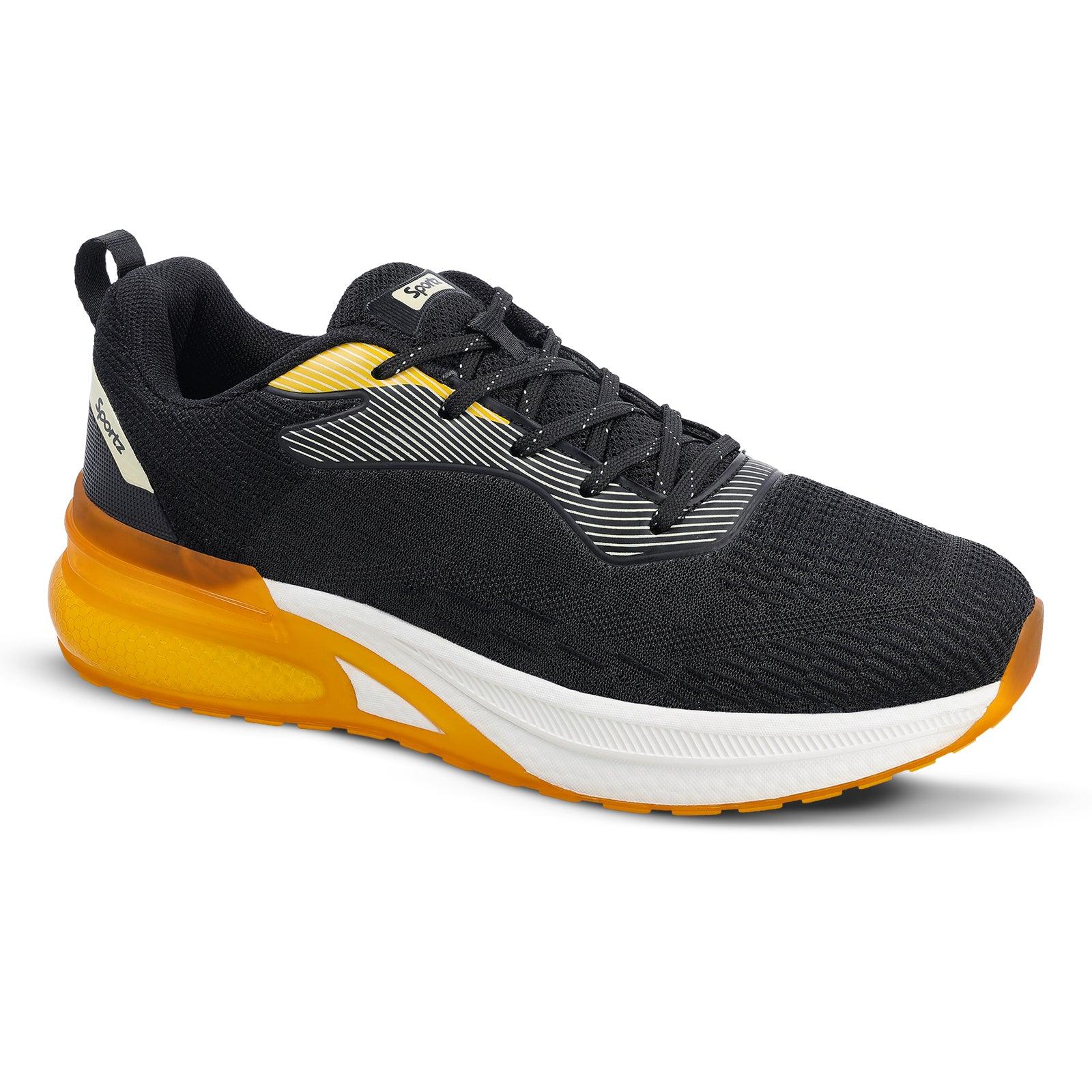 VORTIZ Men's Lace-up Walking Shoes - WS9140 Black - Image 5