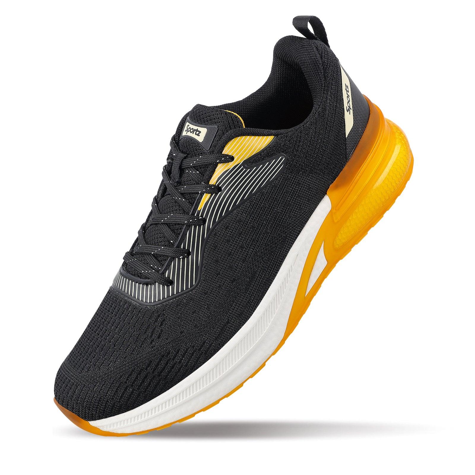 VORTIZ Men's Lace-up Walking Shoes - WS9140 Black - Image 6