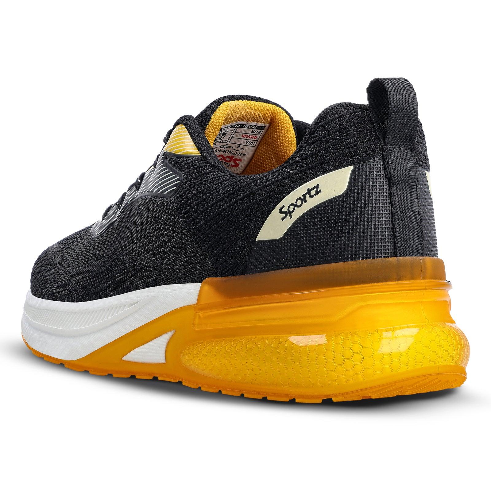 VORTIZ Men's Lace-up Walking Shoes - WS9140 Black - Image 8