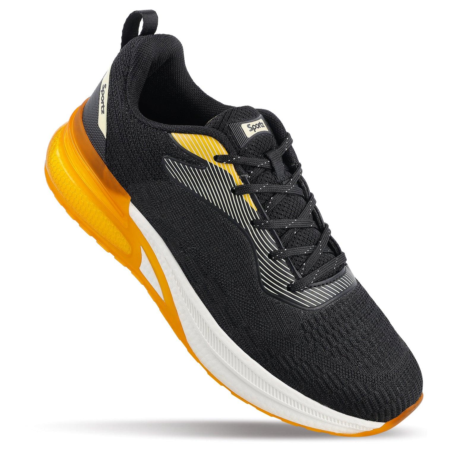 VORTIZ Men's Lace-up Walking Shoes - WS9140 Black - Image 9