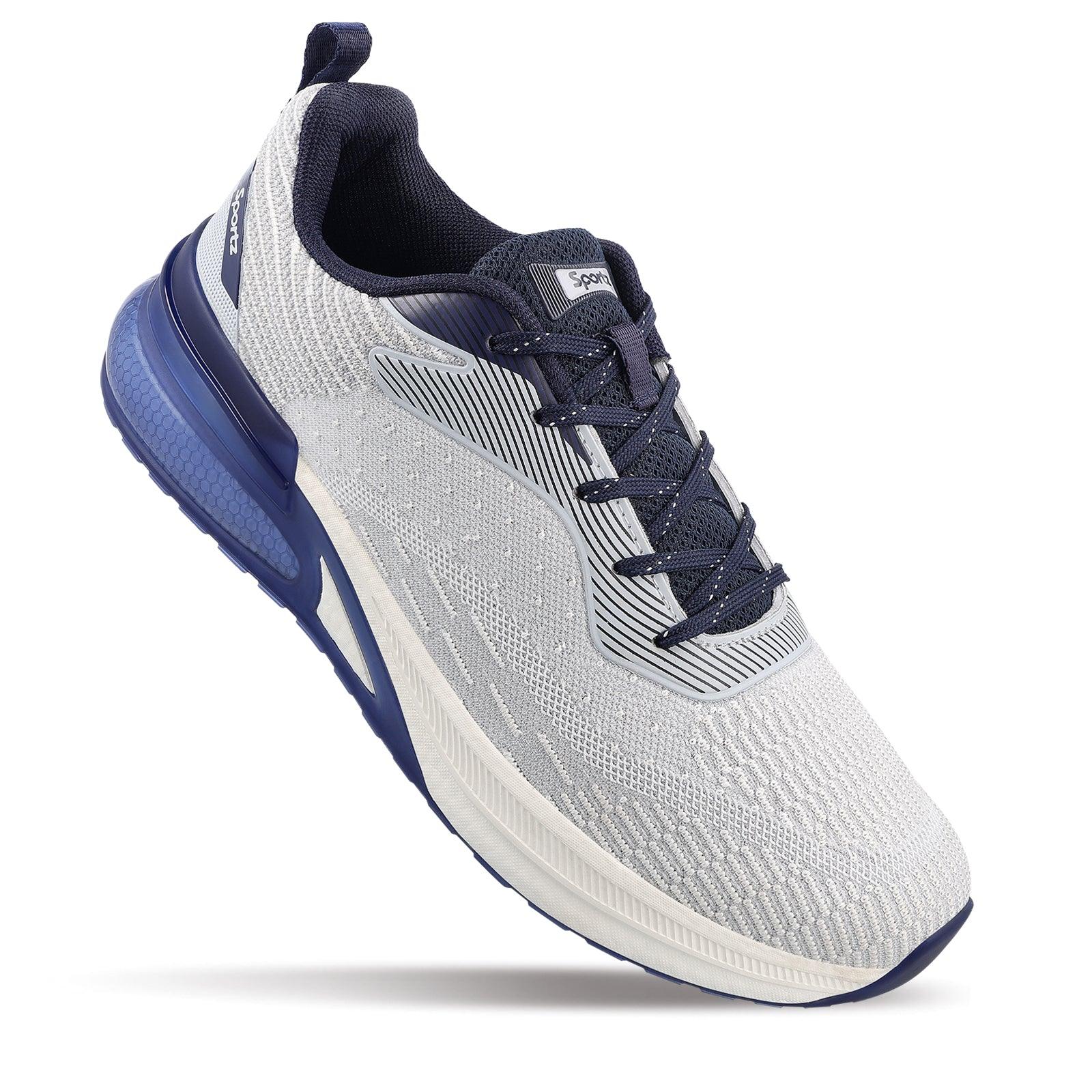 VORTIZ Men's Lace-up Walking Shoes - WS9140 Light Grey - Image 4