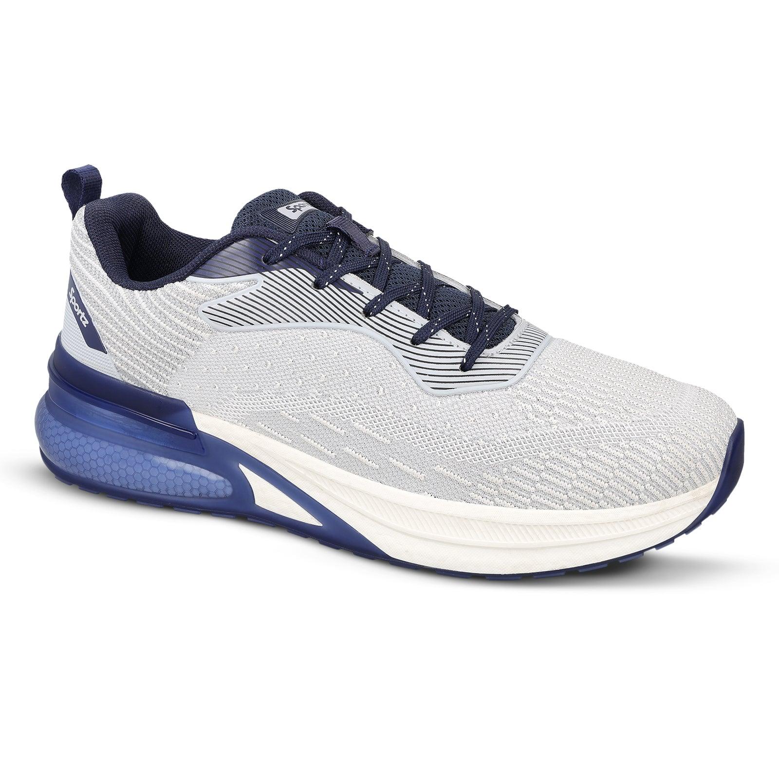 VORTIZ Men's Lace-up Walking Shoes - WS9140 Light Grey - Image 5