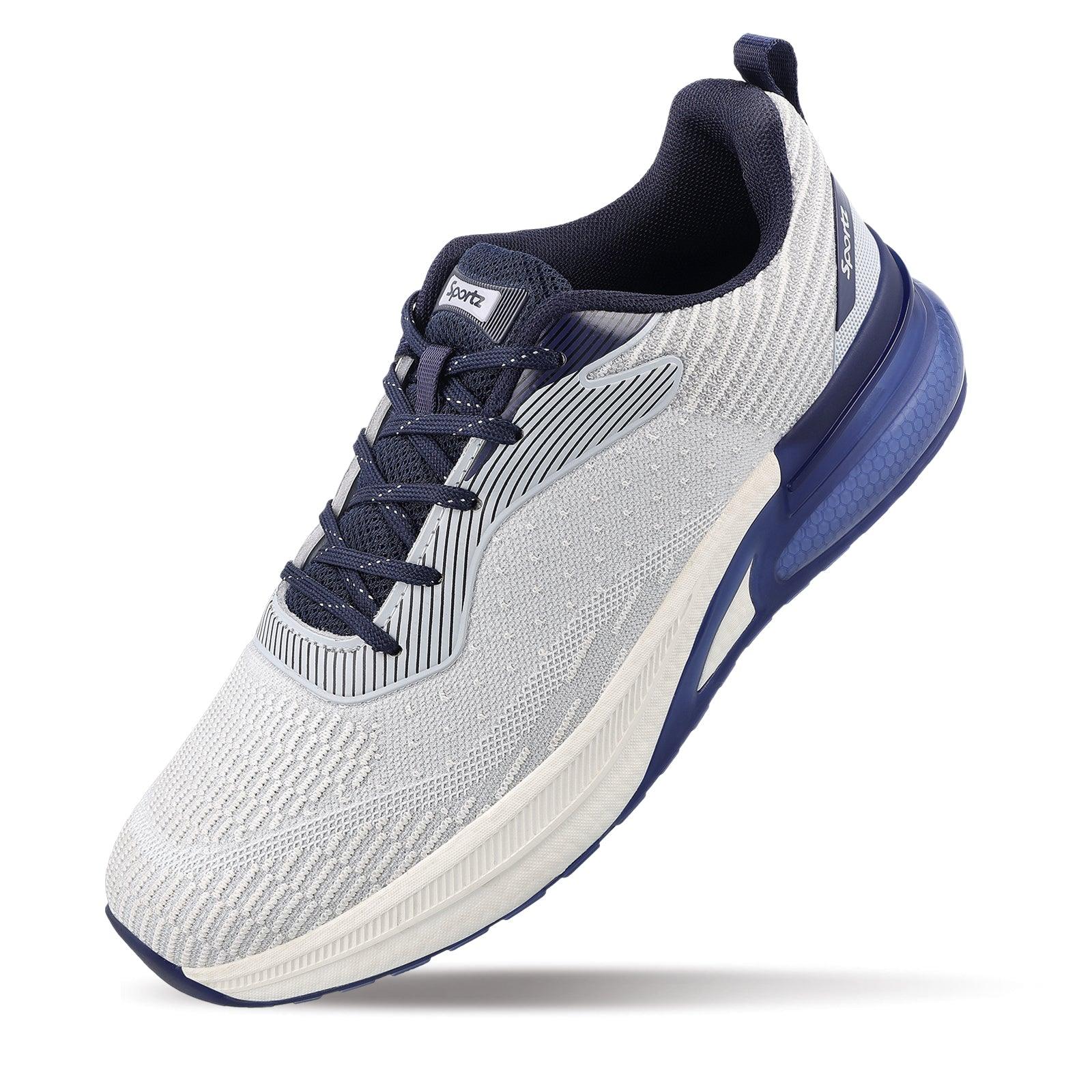 VORTIZ Men's Lace-up Walking Shoes - WS9140 Light Grey - Image 6