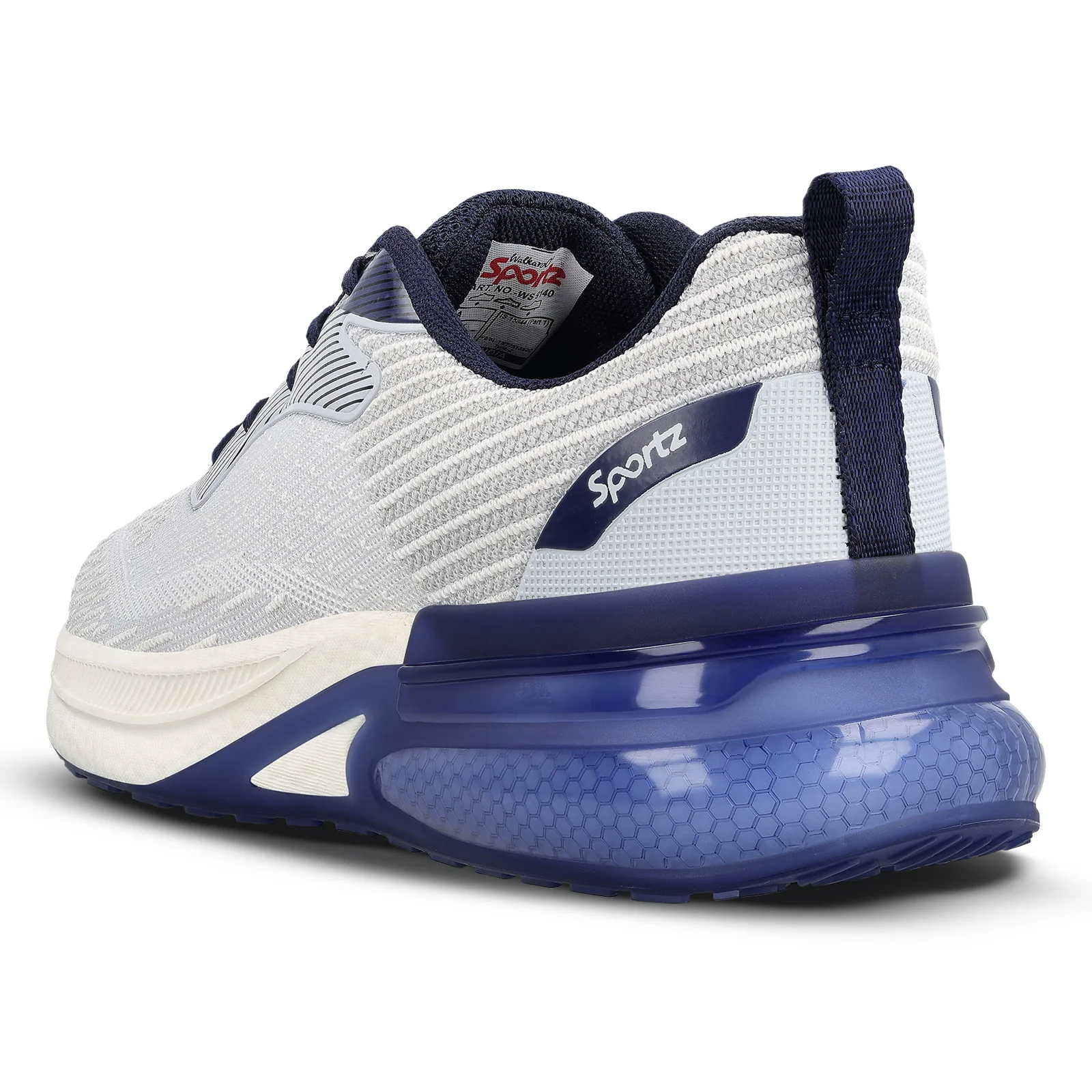 VORTIZ Men's Lace-up Walking Shoes - WS9140 Light Grey - Image 8