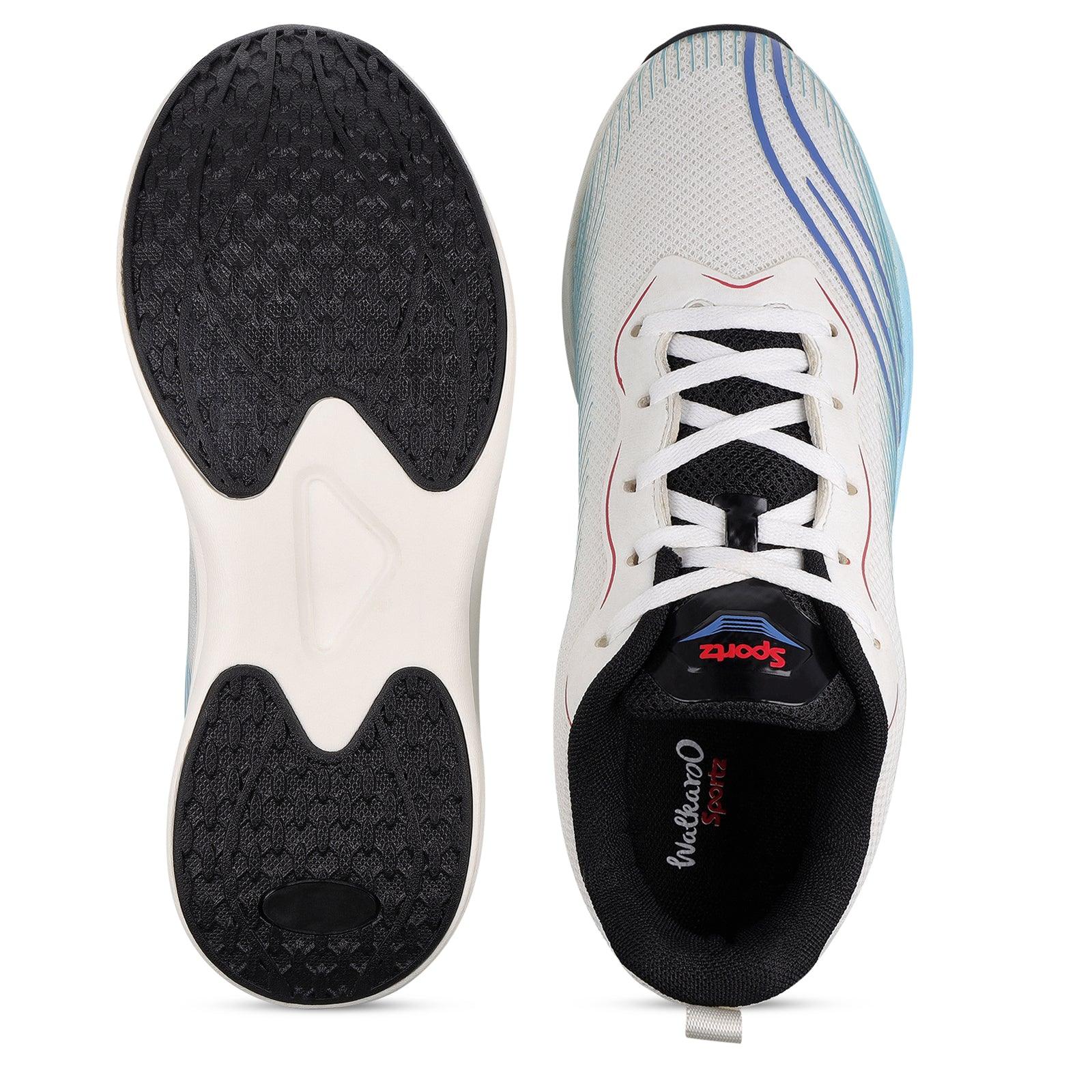 Men's Lace-up Walking Shoes - WS9142 White - Image 3