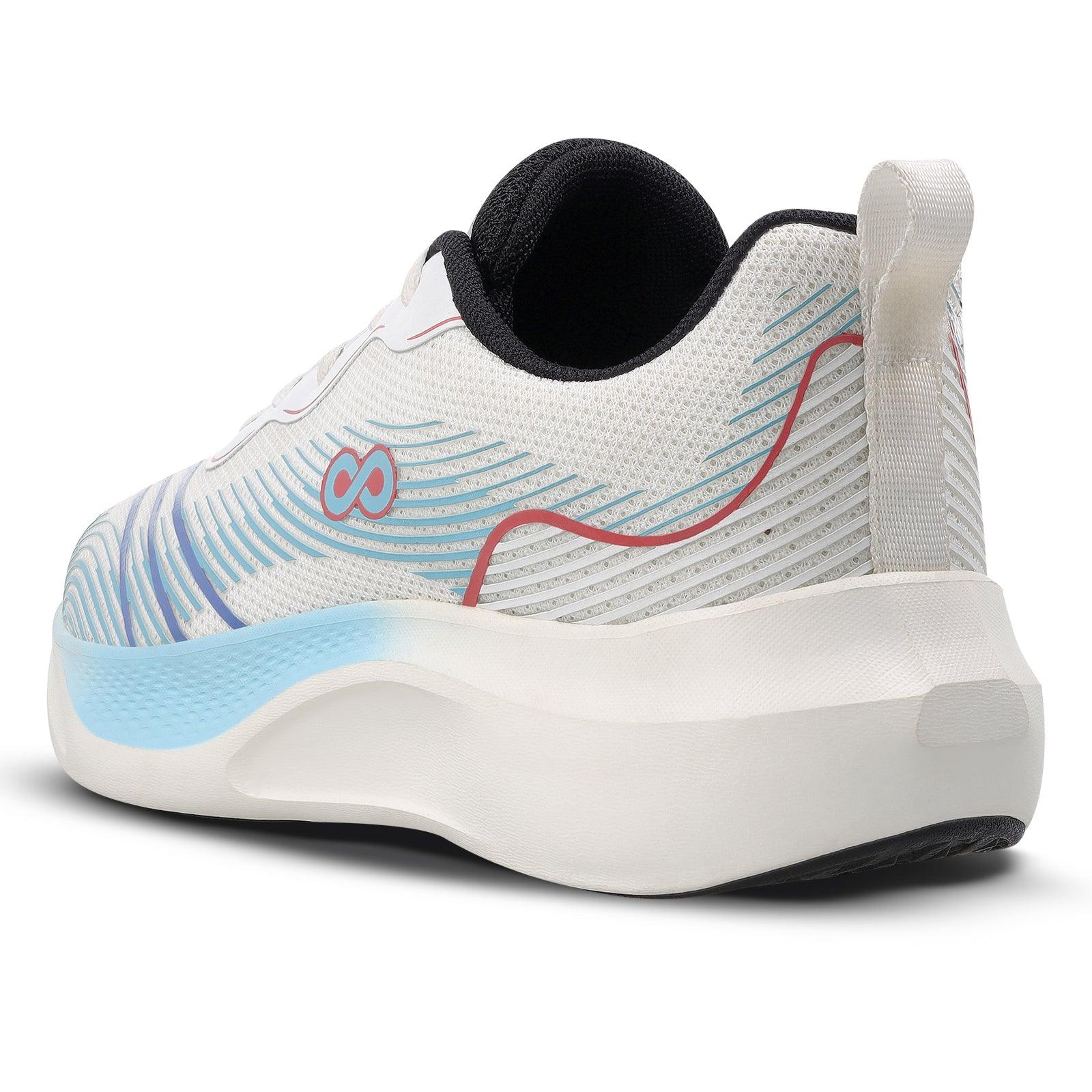 Men's Lace-up Walking Shoes - WS9142 White - Image 7